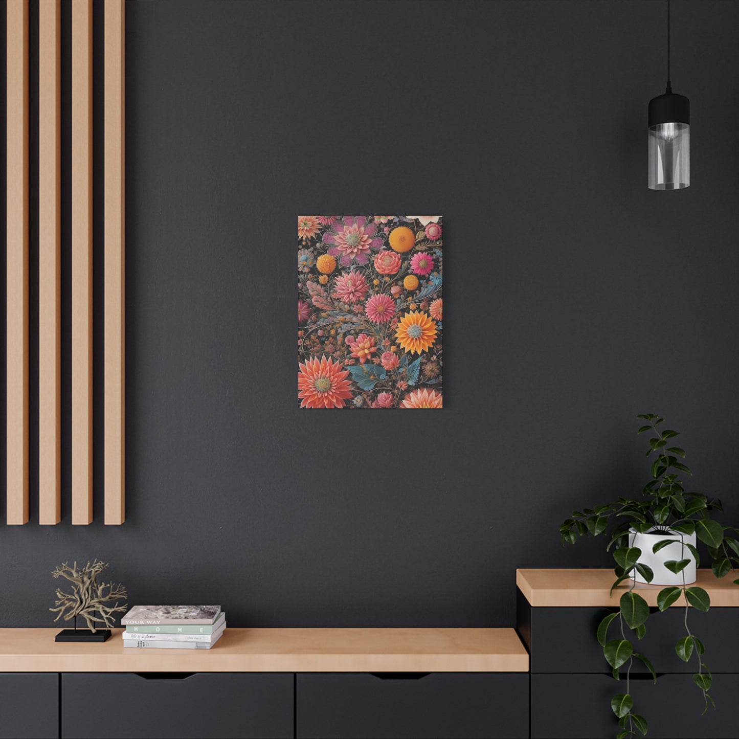 Flowers AI Gen Matte Canvas, Stretched, 1.25"