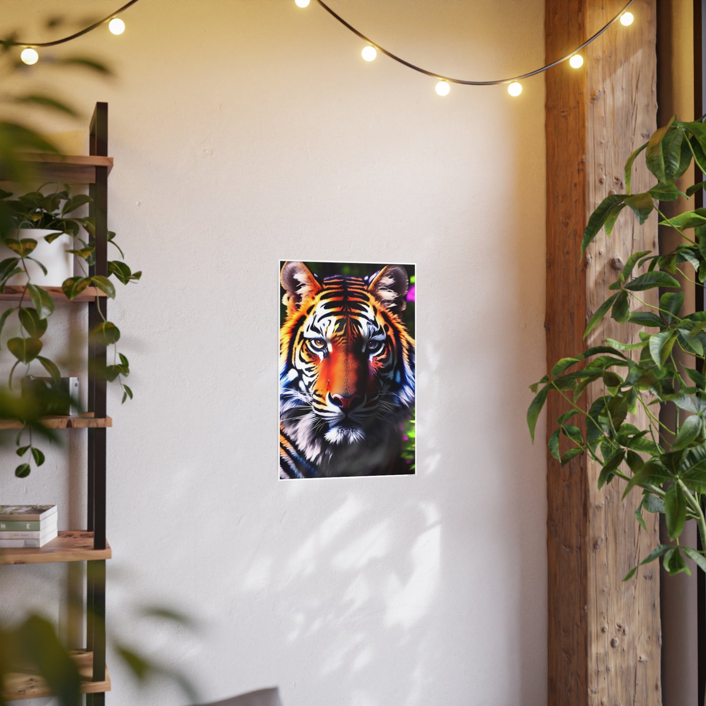 Tiger AI Gen Photo Art Paper Posters