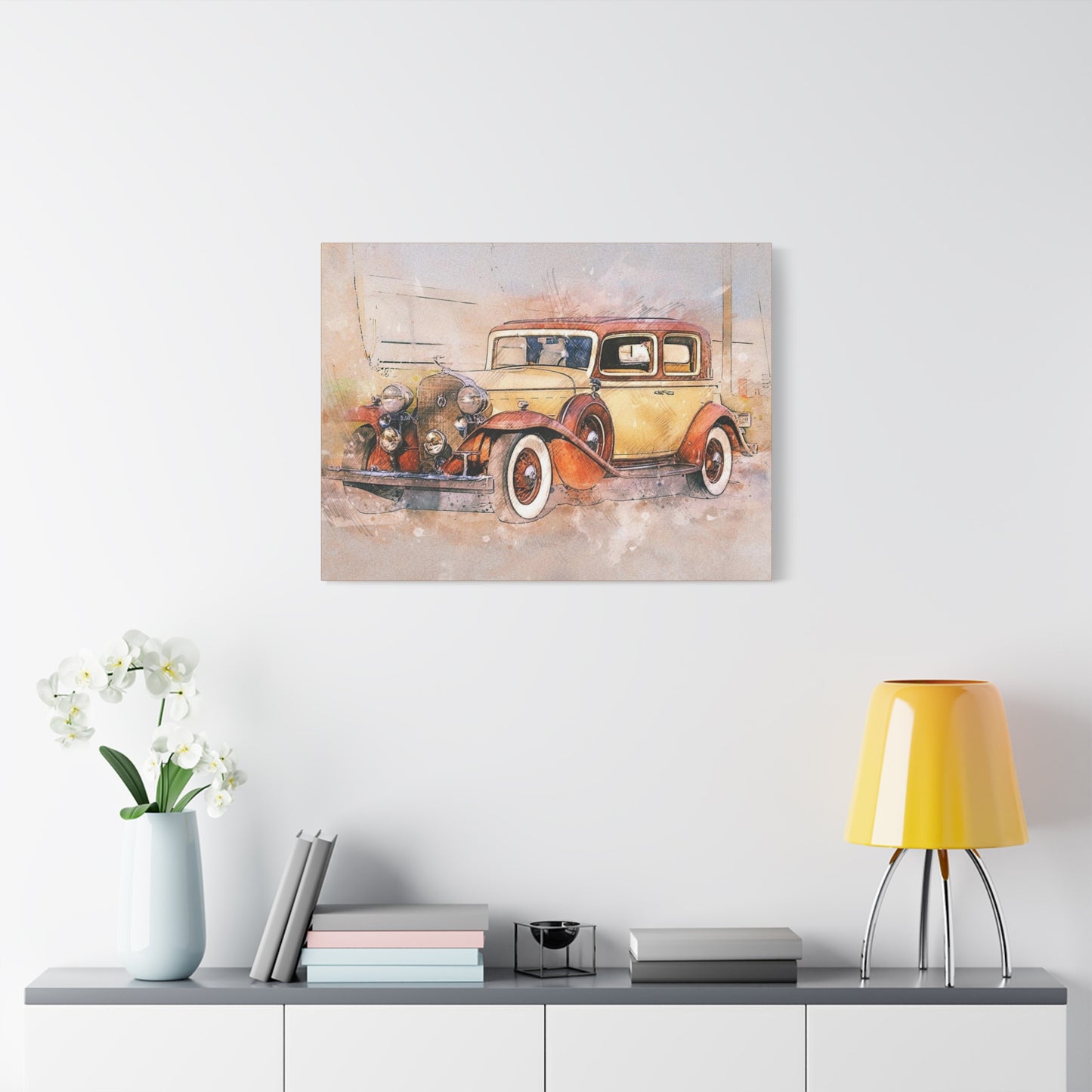 Cadillac Matte Canvas, Stretched, 1.25"