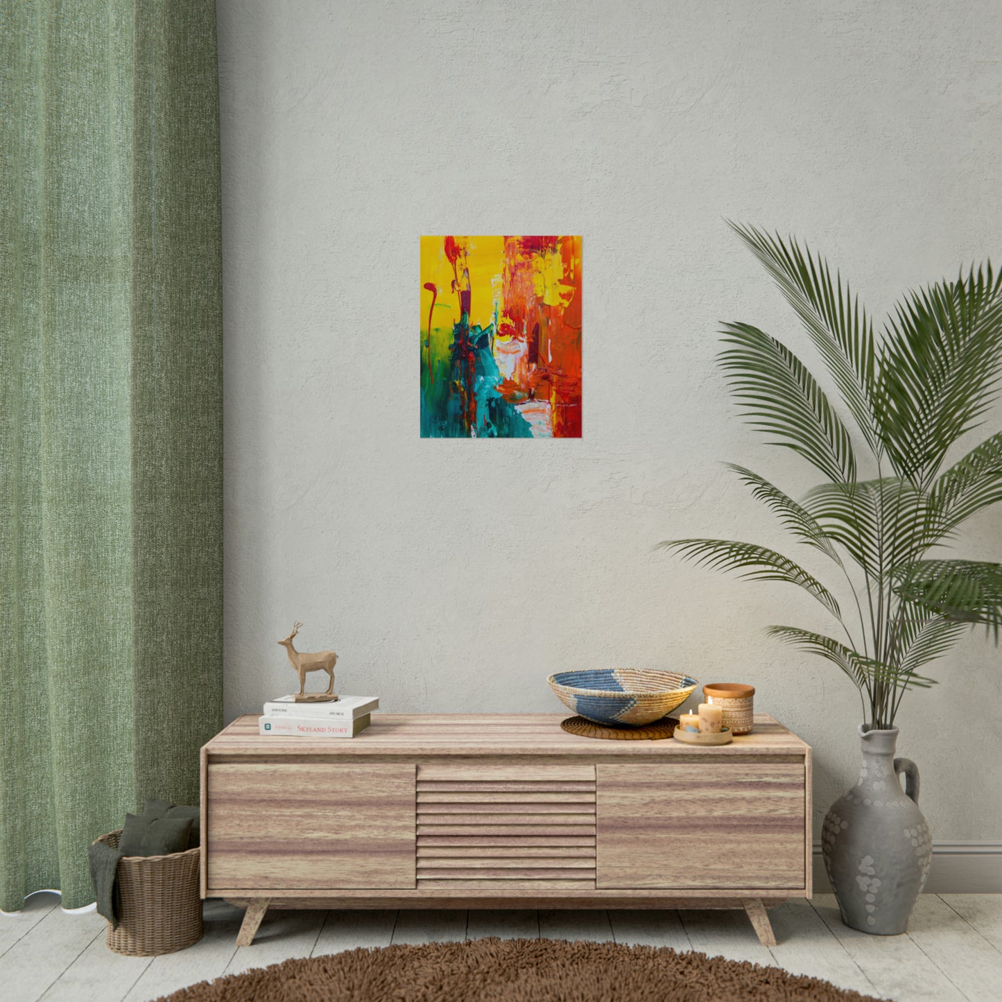 Abstract Rolled Posters