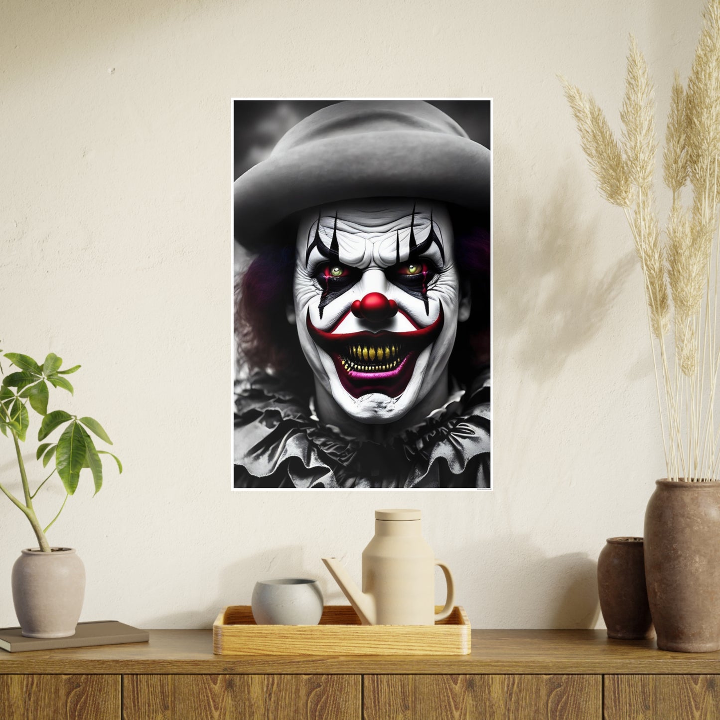 Clown AI Gen Photo Art Paper Posters