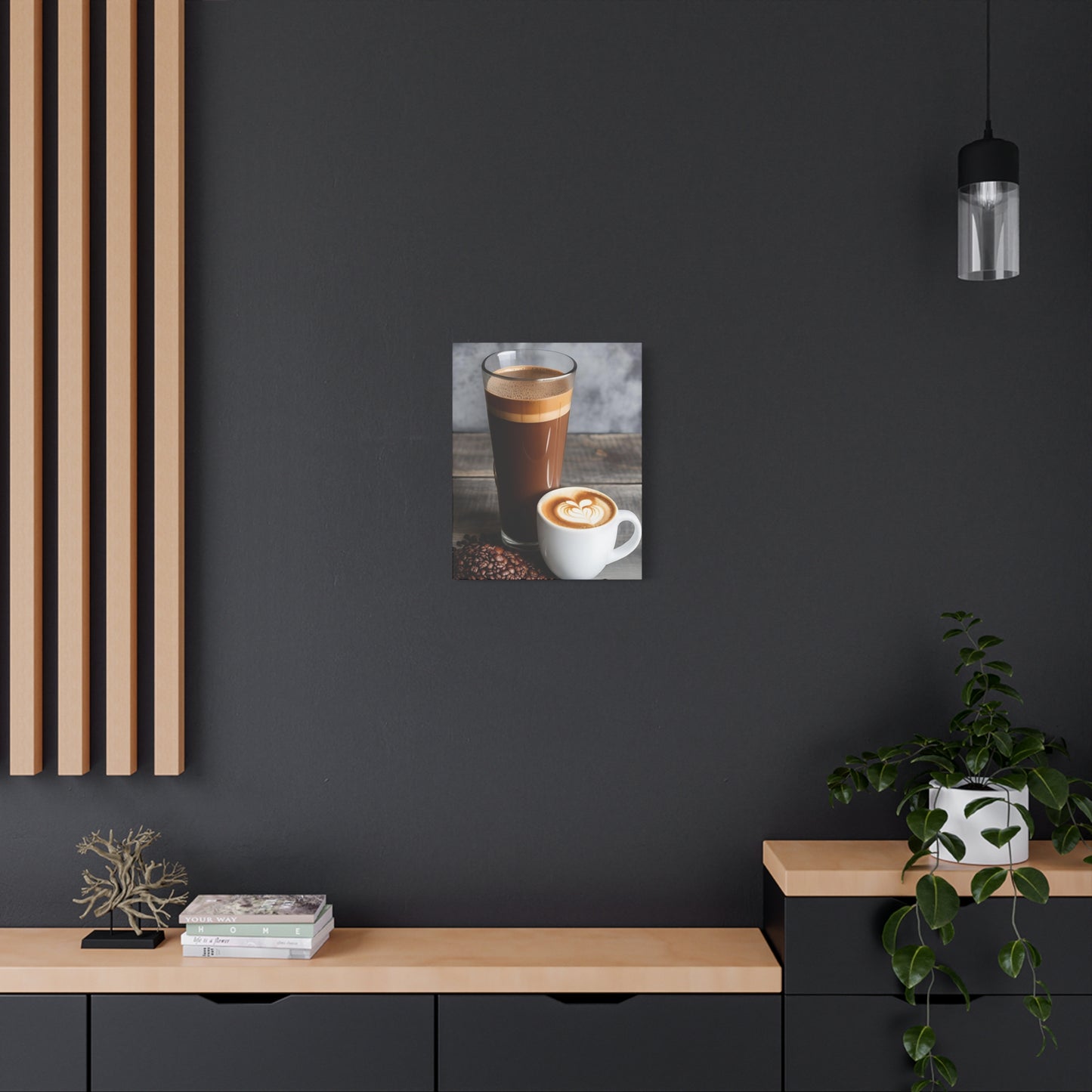 Coffee AI Gen Matte Canvas, Stretched, 1.25"