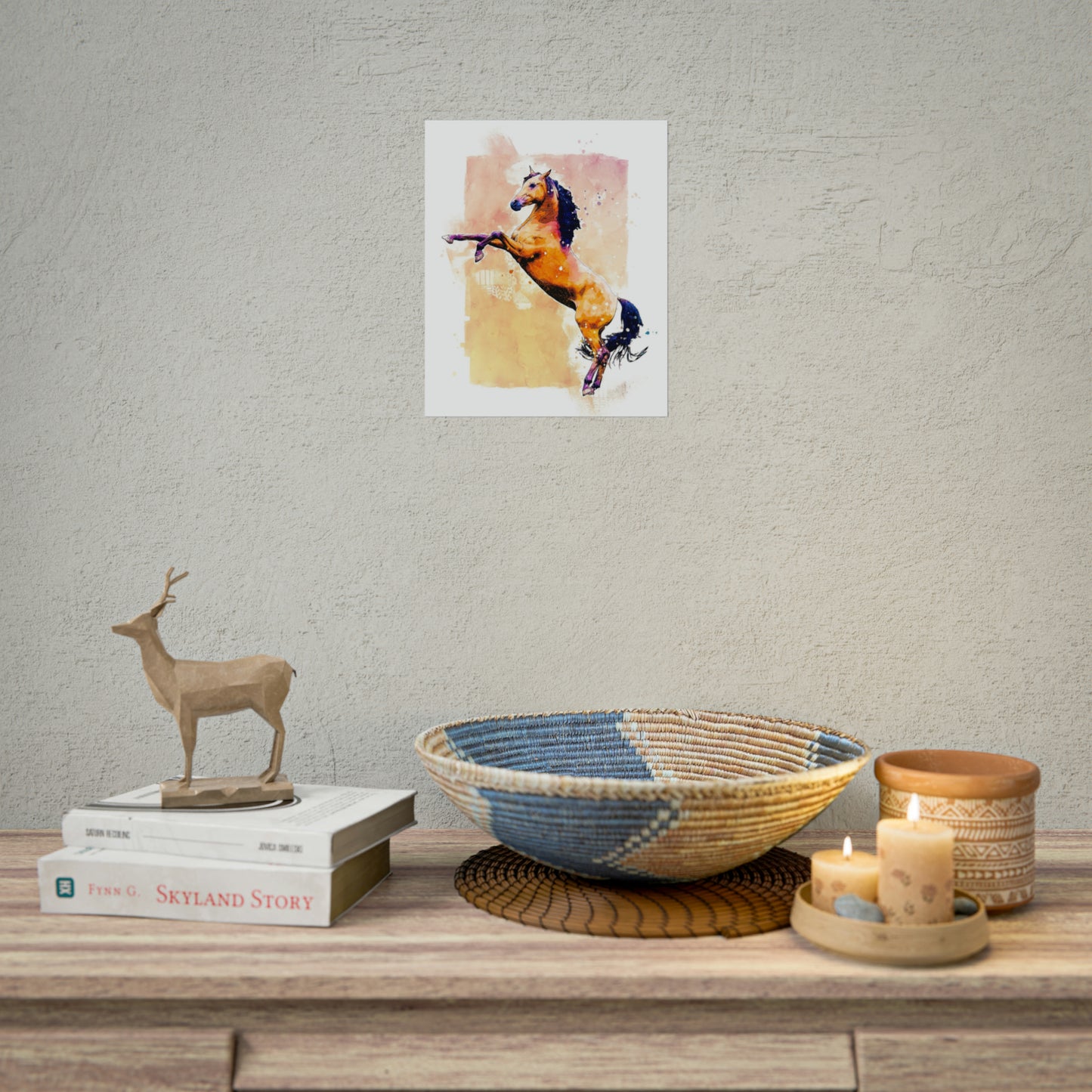 Horse Rolled Posters