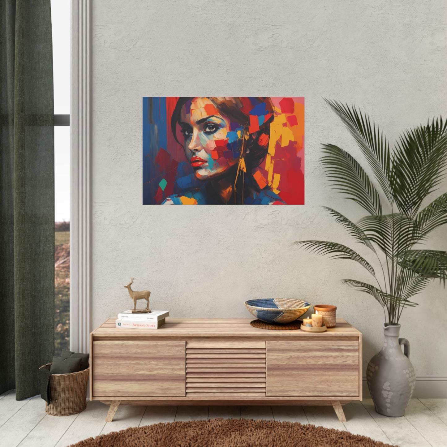 Woman AI Gen Rolled Posters