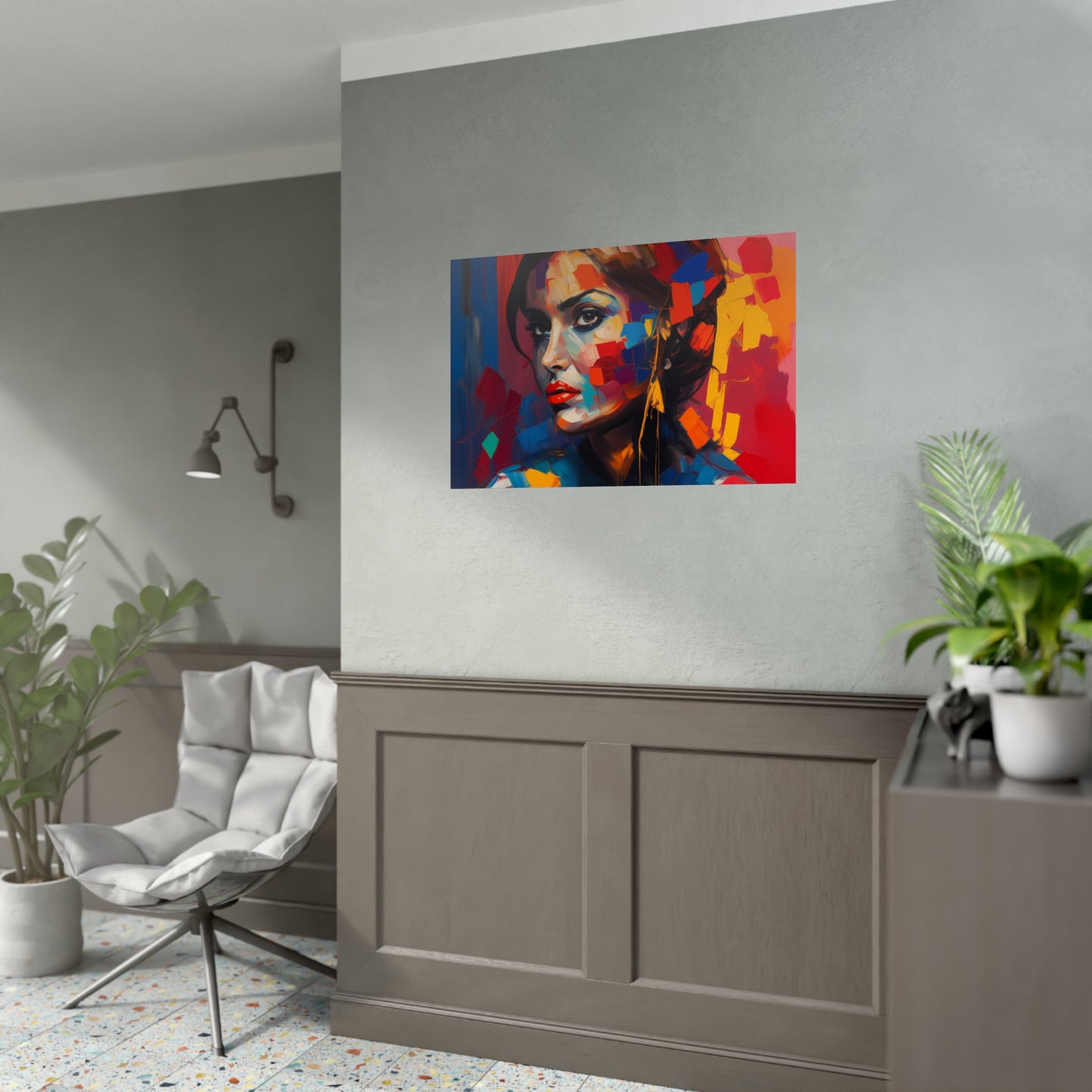 Woman AI Gen Rolled Posters