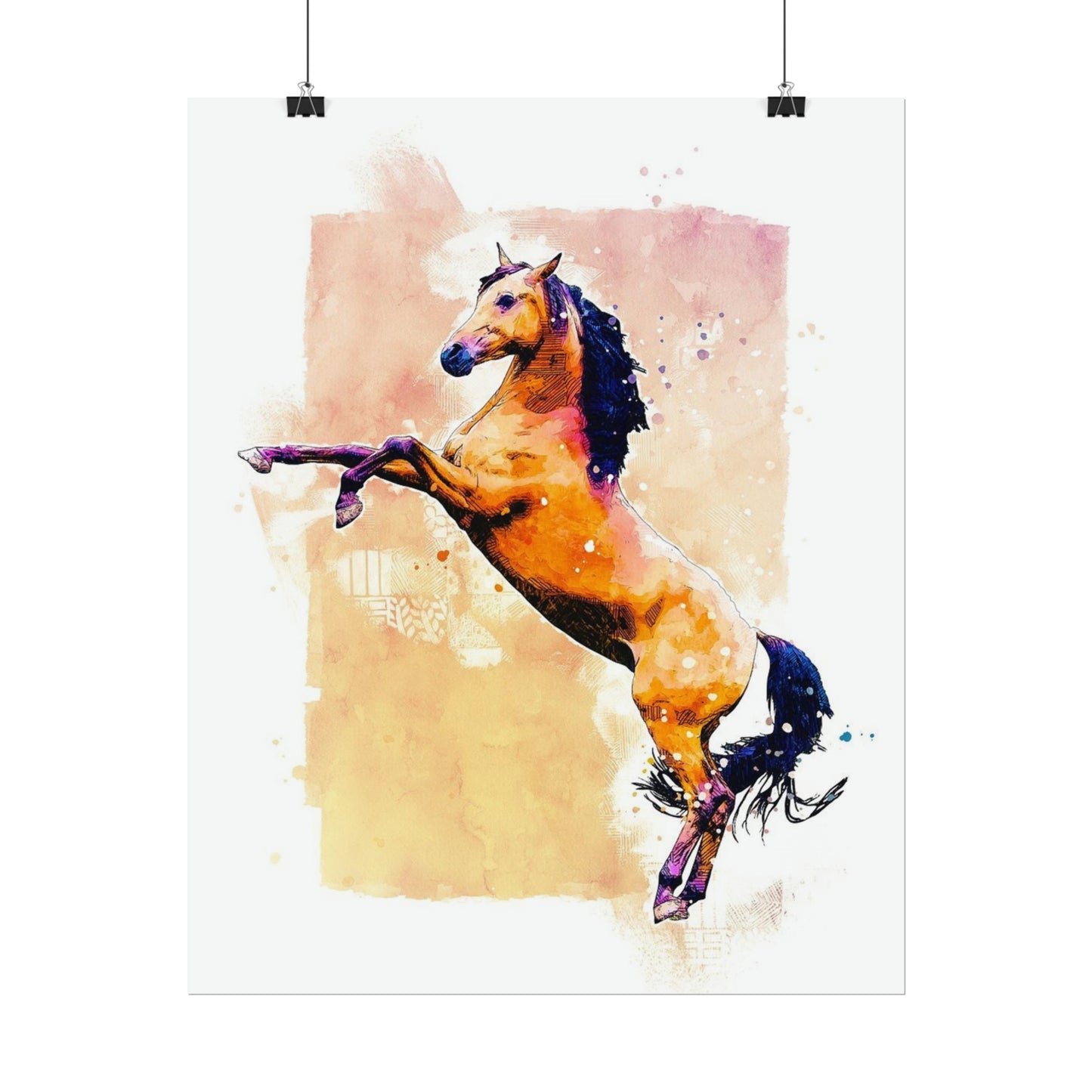 Horse Rolled Posters
