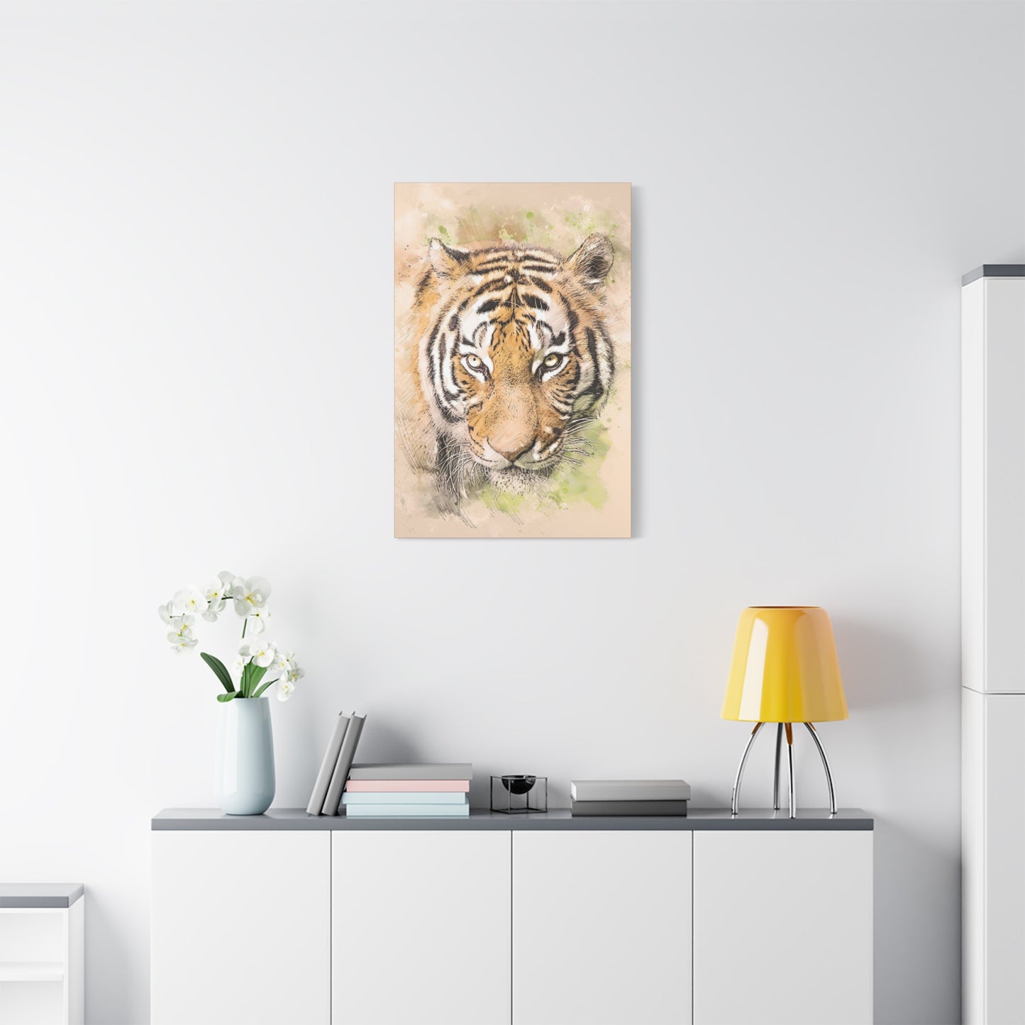Tiger Matte Canvas, Stretched, 1.25"