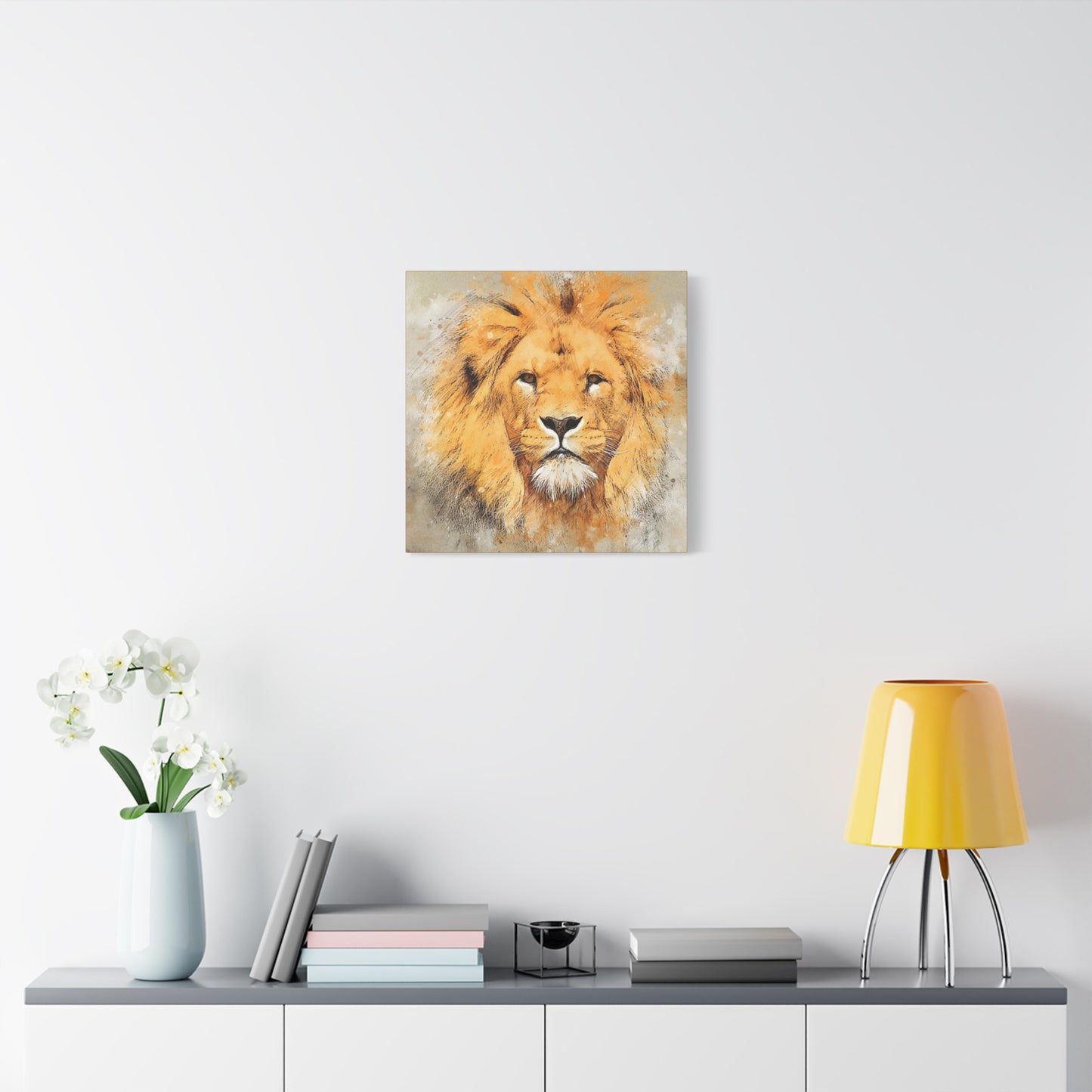 Lion Matte Canvas, Stretched, 1.25"