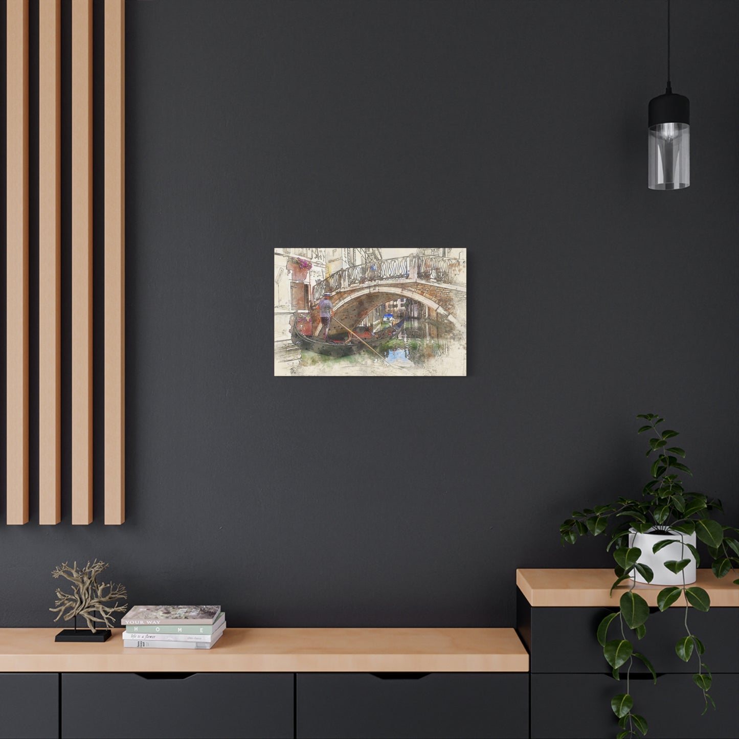 Gondola Matte Canvas, Stretched, 1.25"