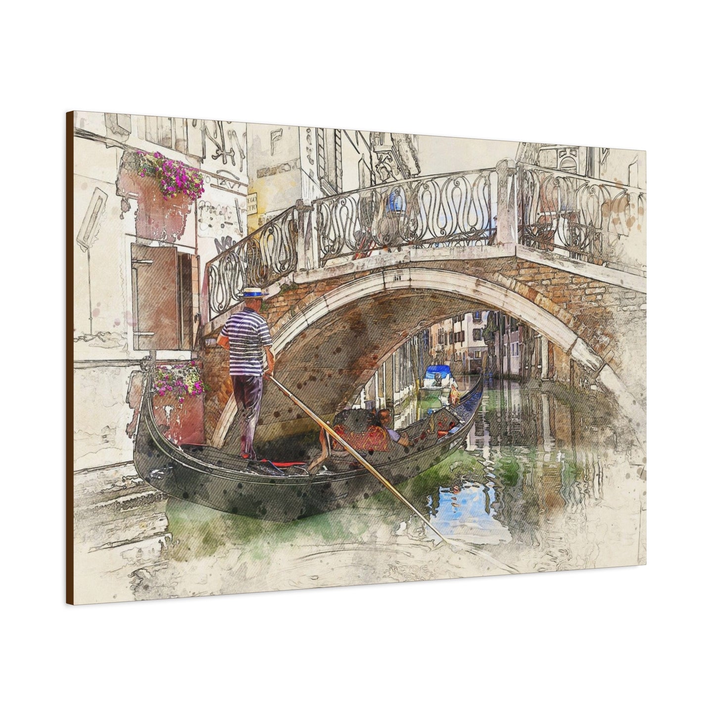Gondola Matte Canvas, Stretched, 1.25"