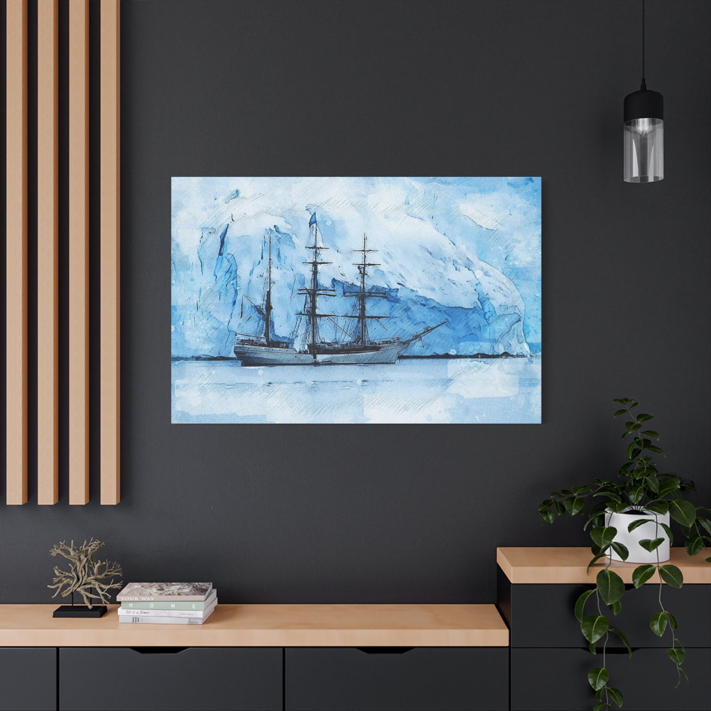 Ship Matte Canvas, Stretched, 1.25"