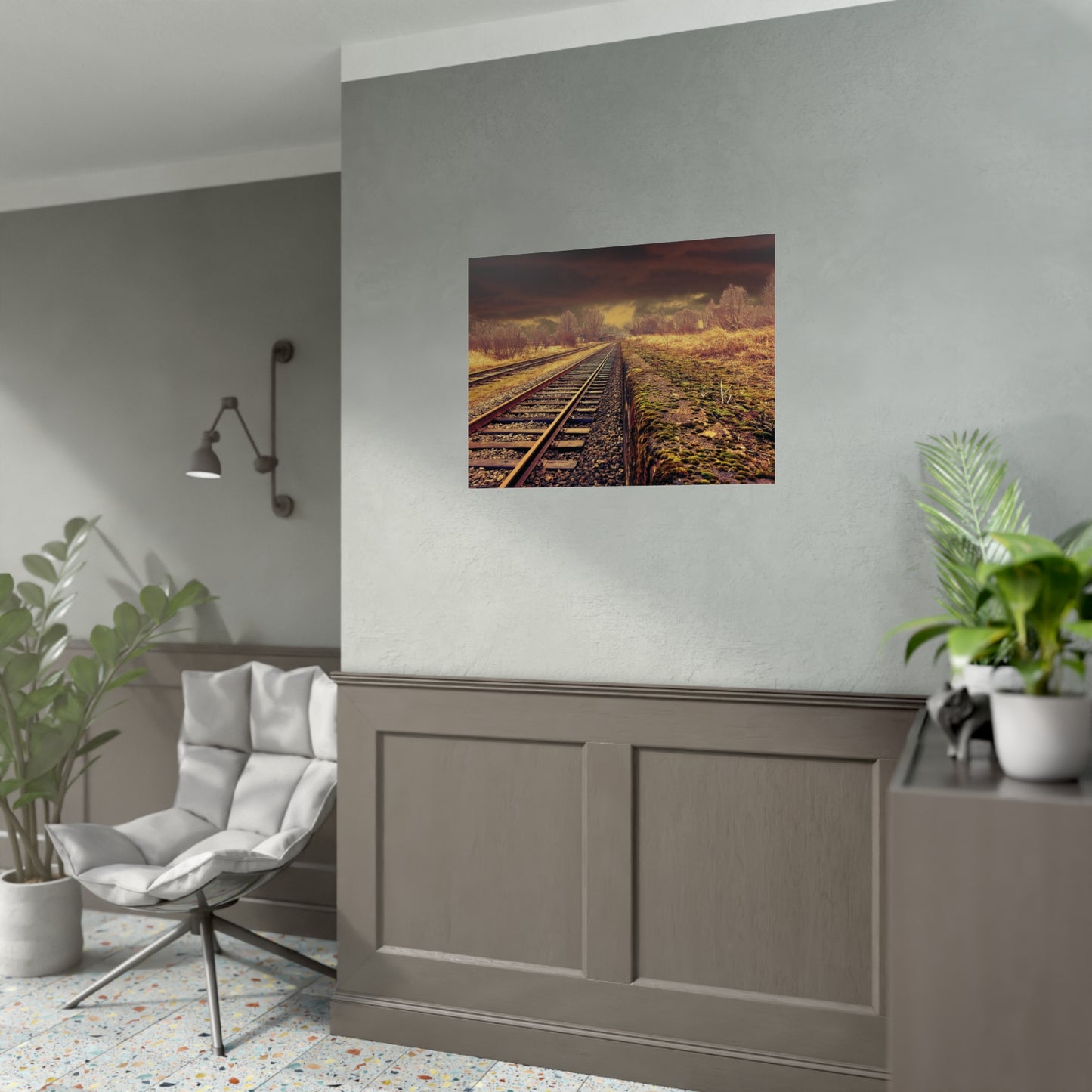 Tracks Rolled Posters