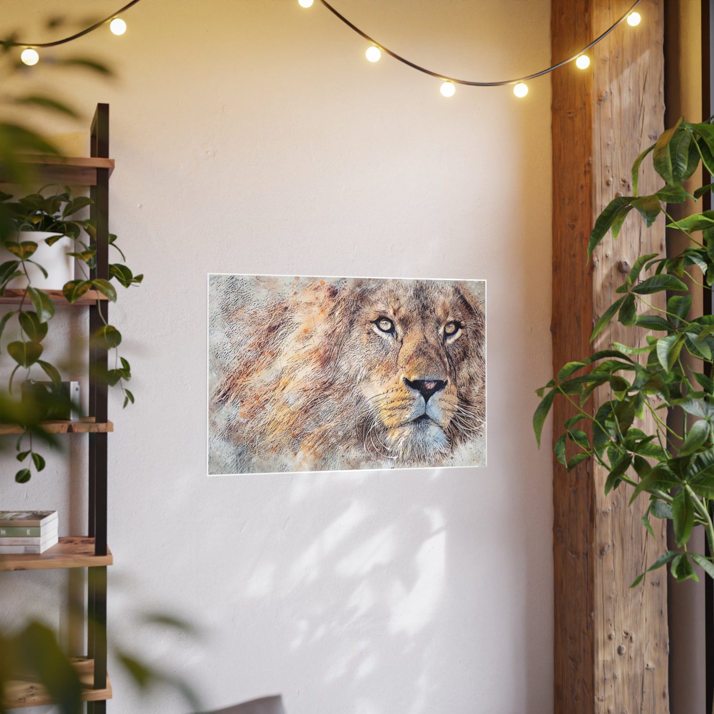 Lion Photo Art Paper Posters