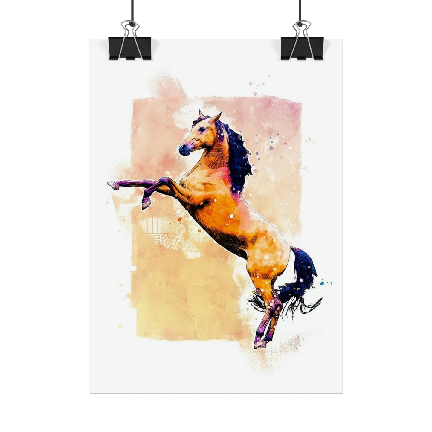Horse Rolled Posters