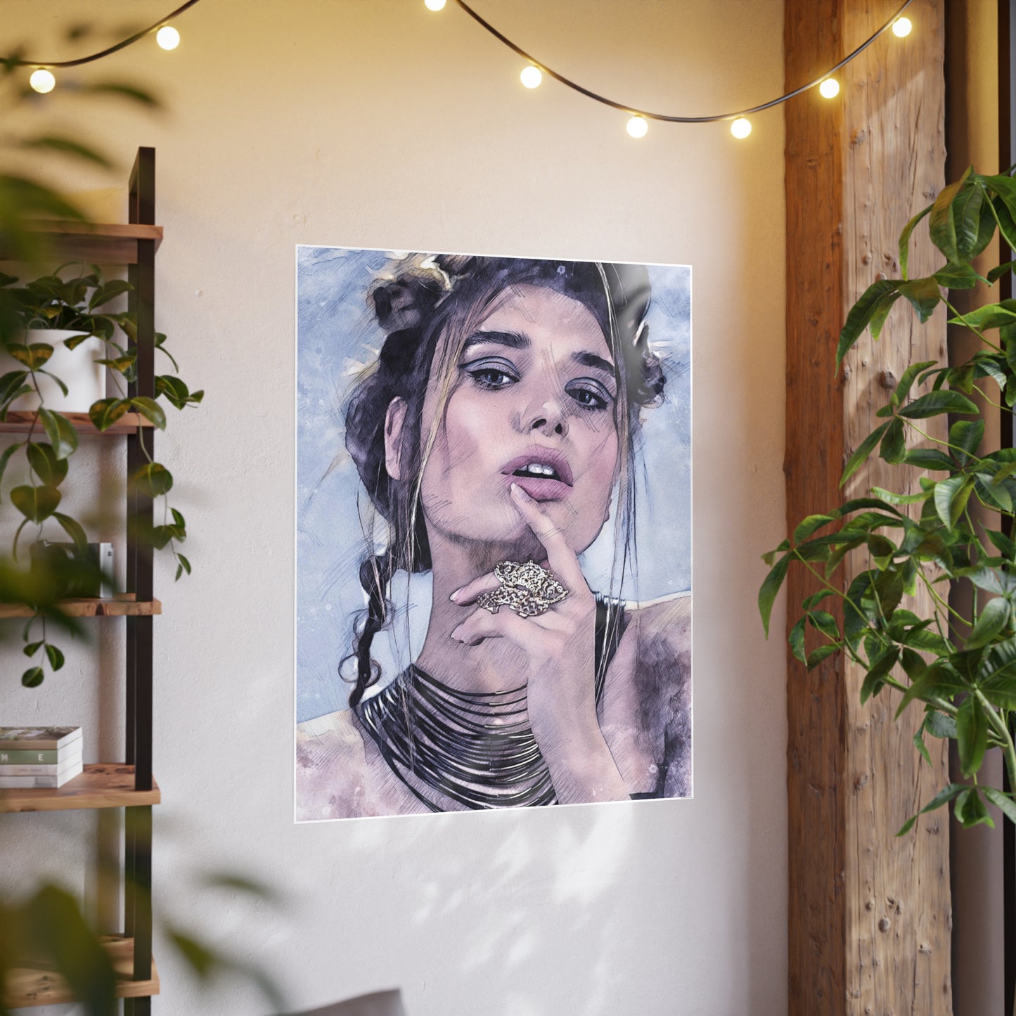 Woman Photo Art Paper Posters