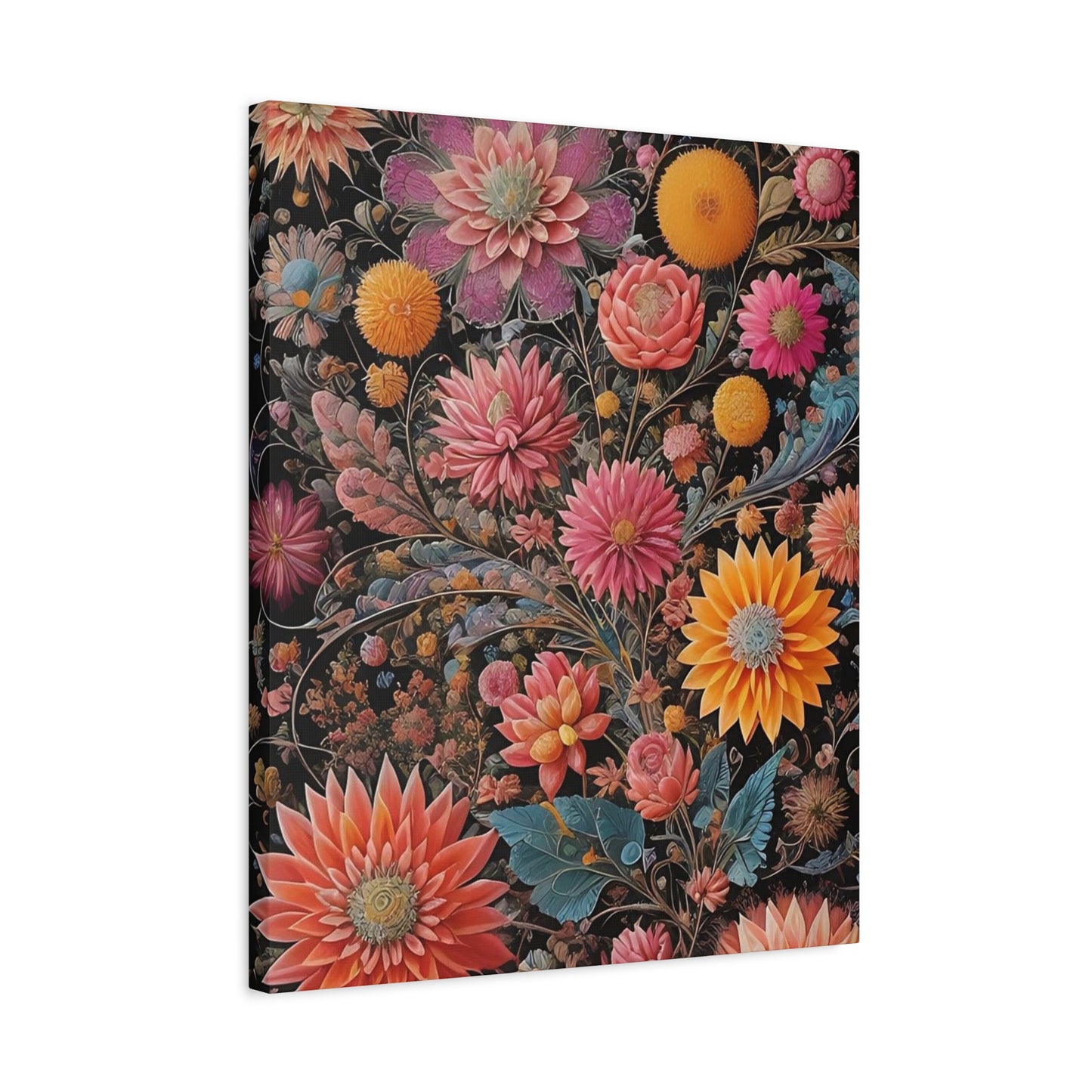 Flowers AI Gen Matte Canvas, Stretched, 1.25"