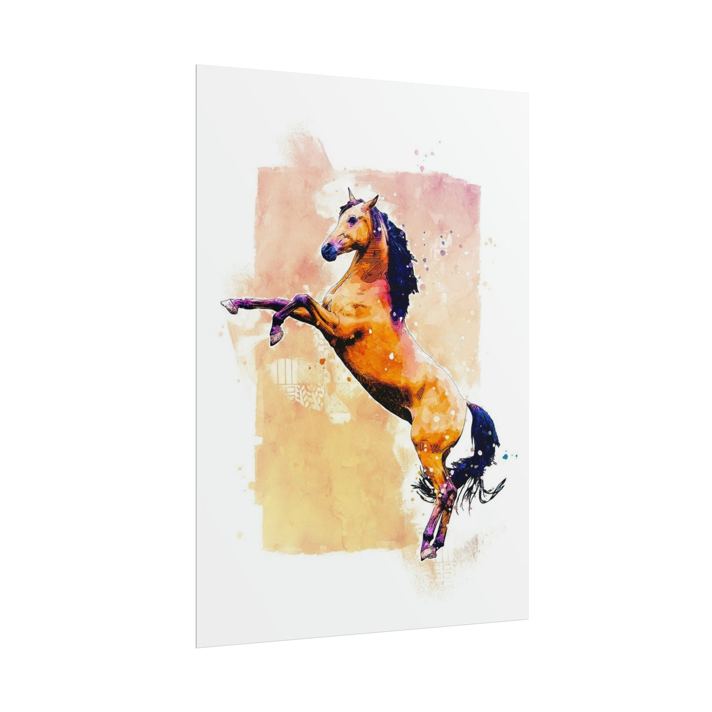 Horse Rolled Posters