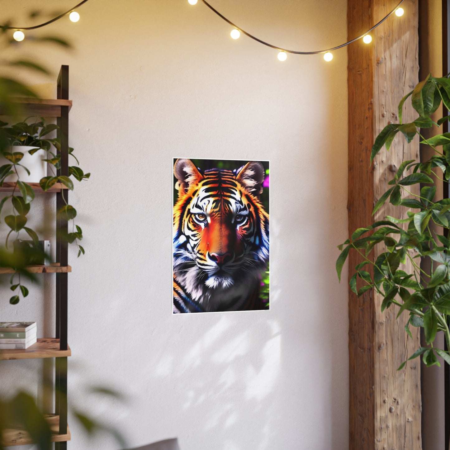 Tiger AI Gen Photo Art Paper Posters
