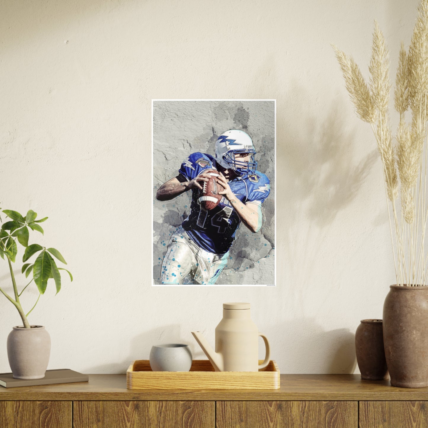Quarterback Photo Art Paper Posters