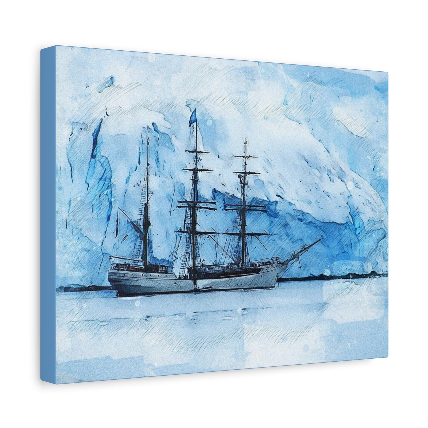 Ship Matte Canvas, Stretched, 1.25"
