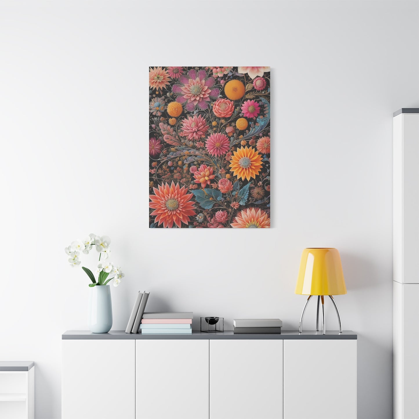 Flowers AI Gen Matte Canvas, Stretched, 1.25"