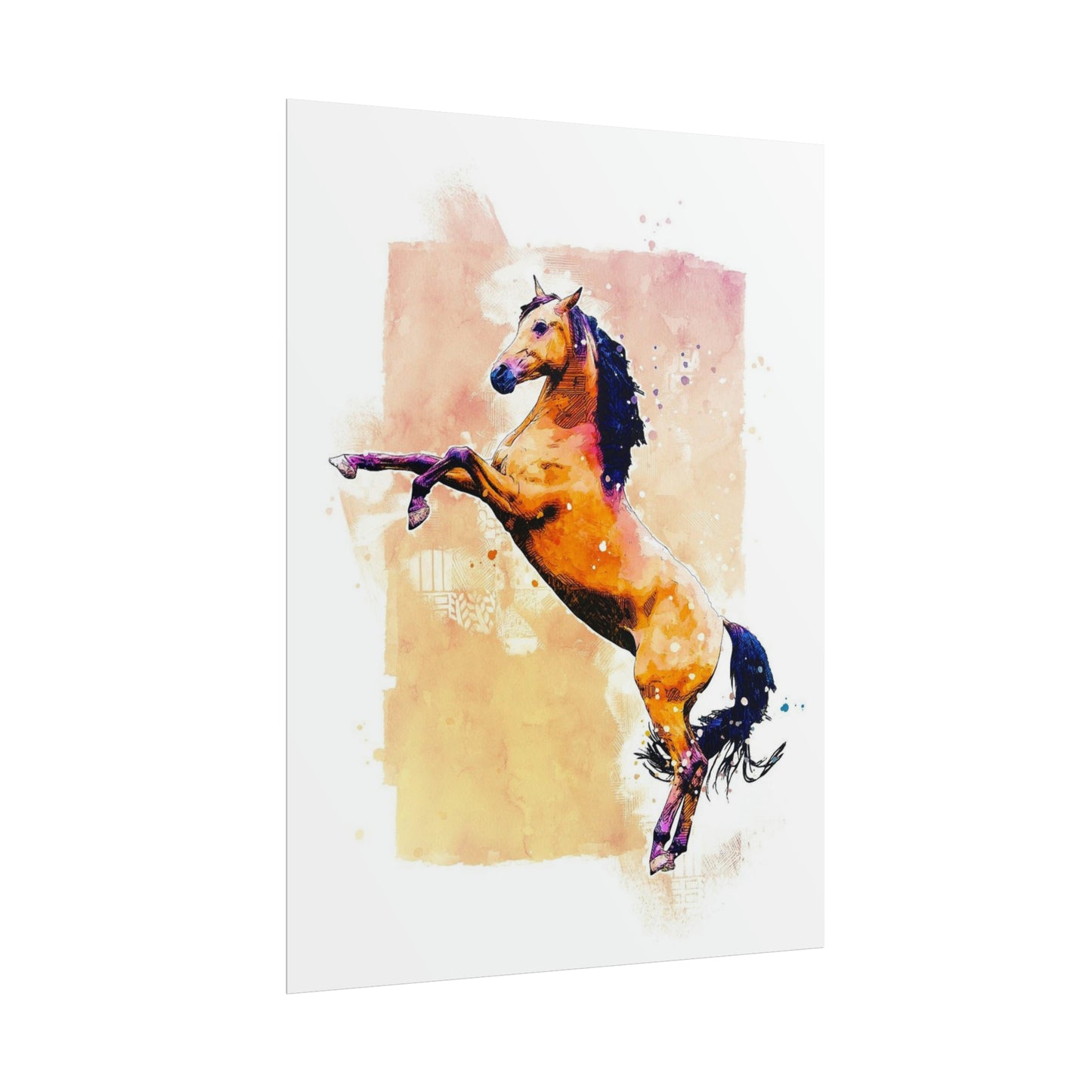 Horse Rolled Posters