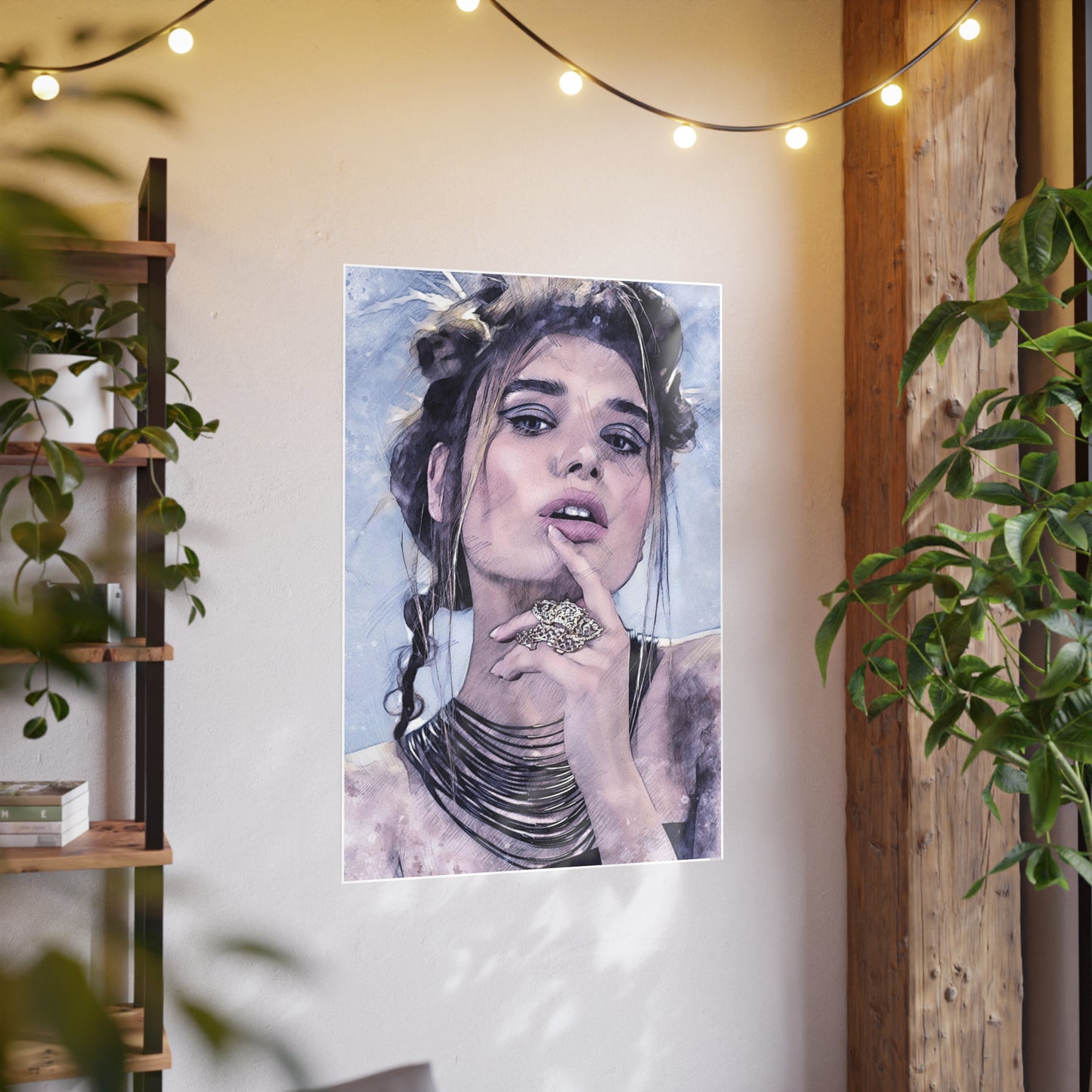 Woman Photo Art Paper Posters