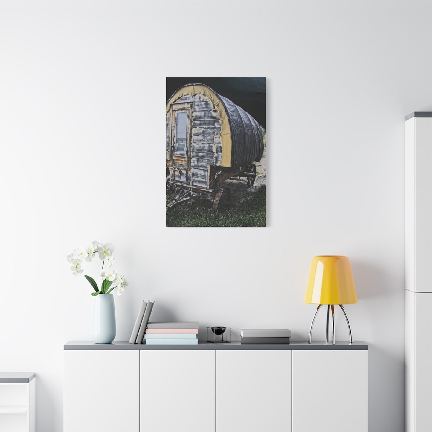 Chuck Wagon Matte Canvas, Stretched, 1.25"