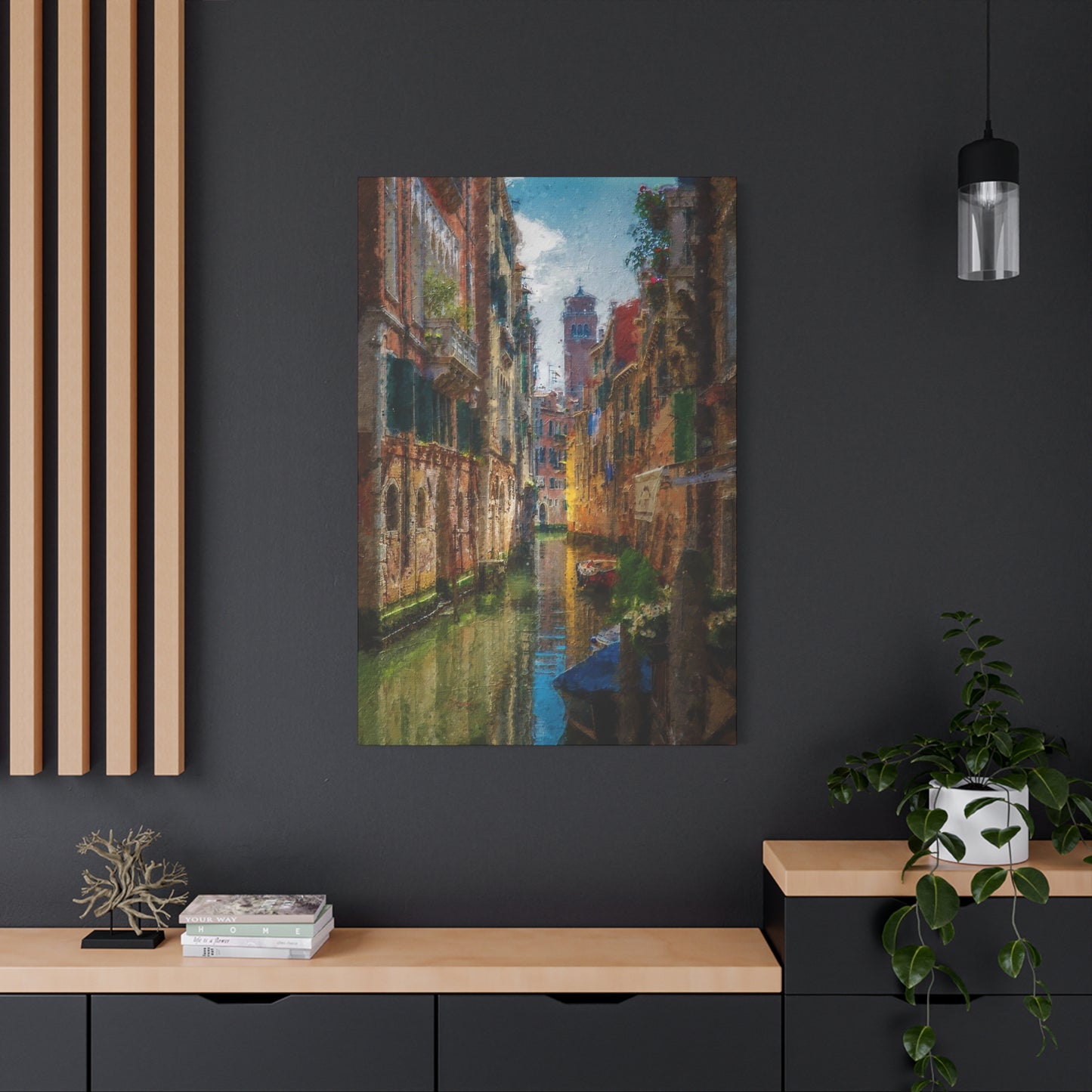 Venice Matte Canvas, Stretched, 1.25"