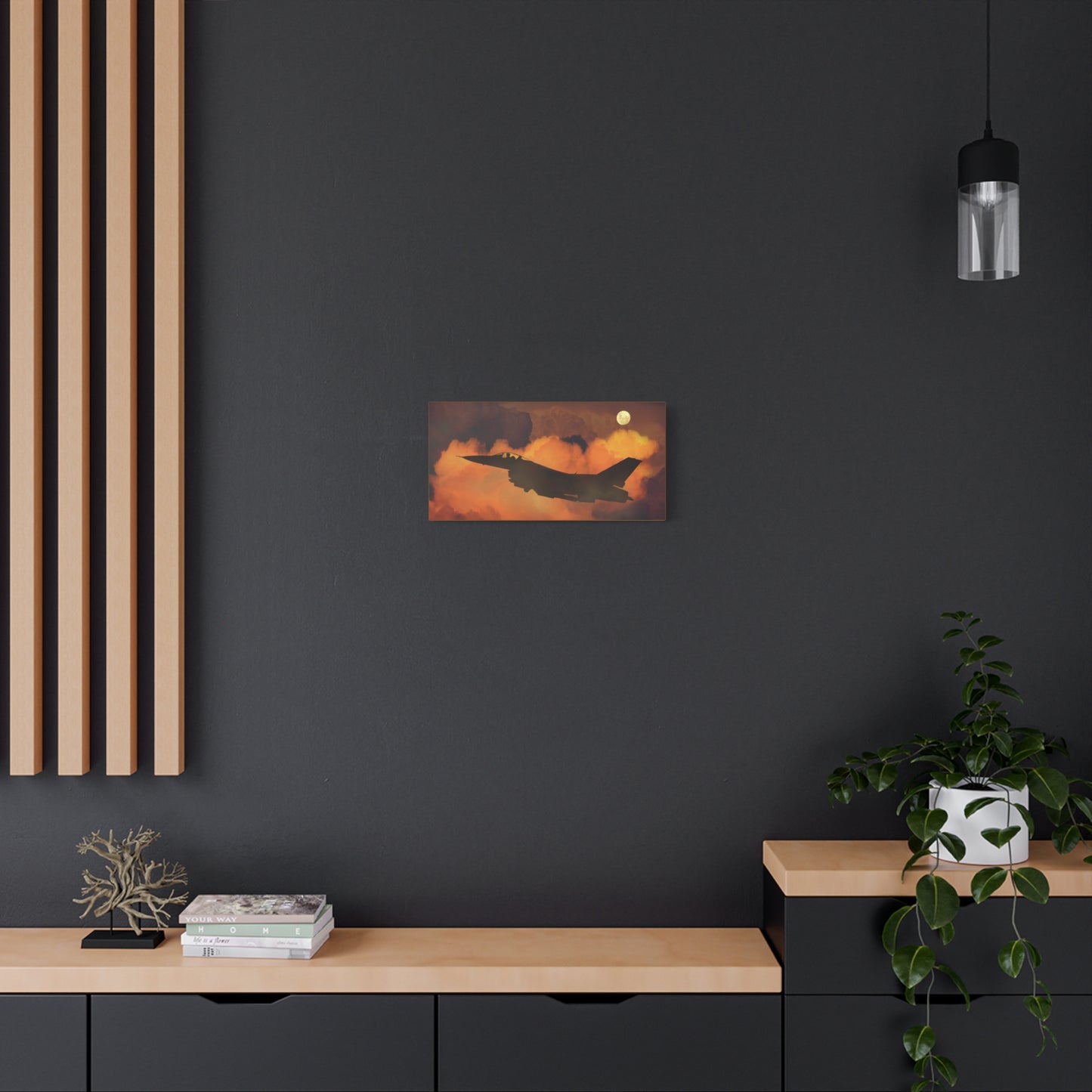 Jet Fighter Matte Canvas, Stretched, 1.25"