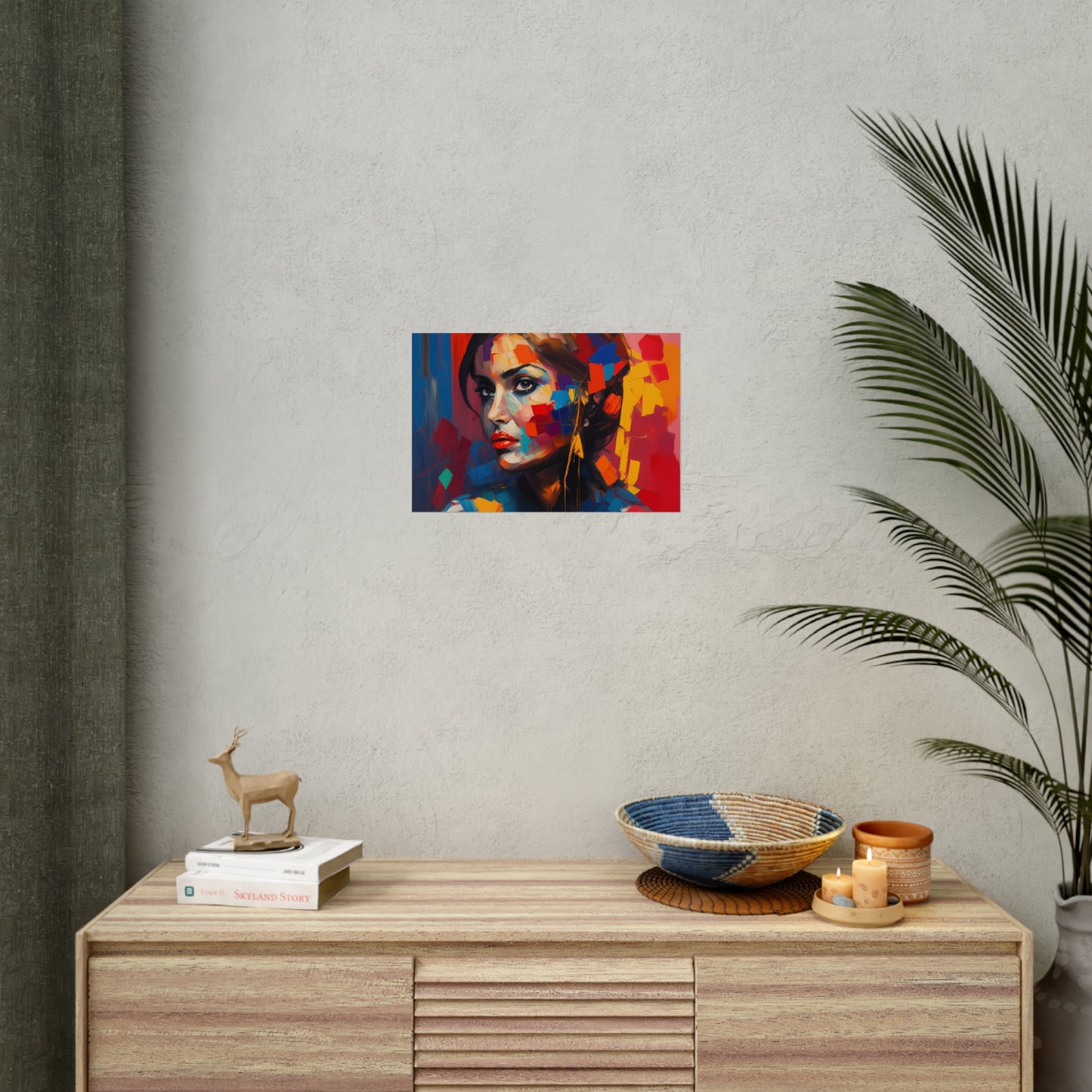 Woman AI Gen Rolled Posters