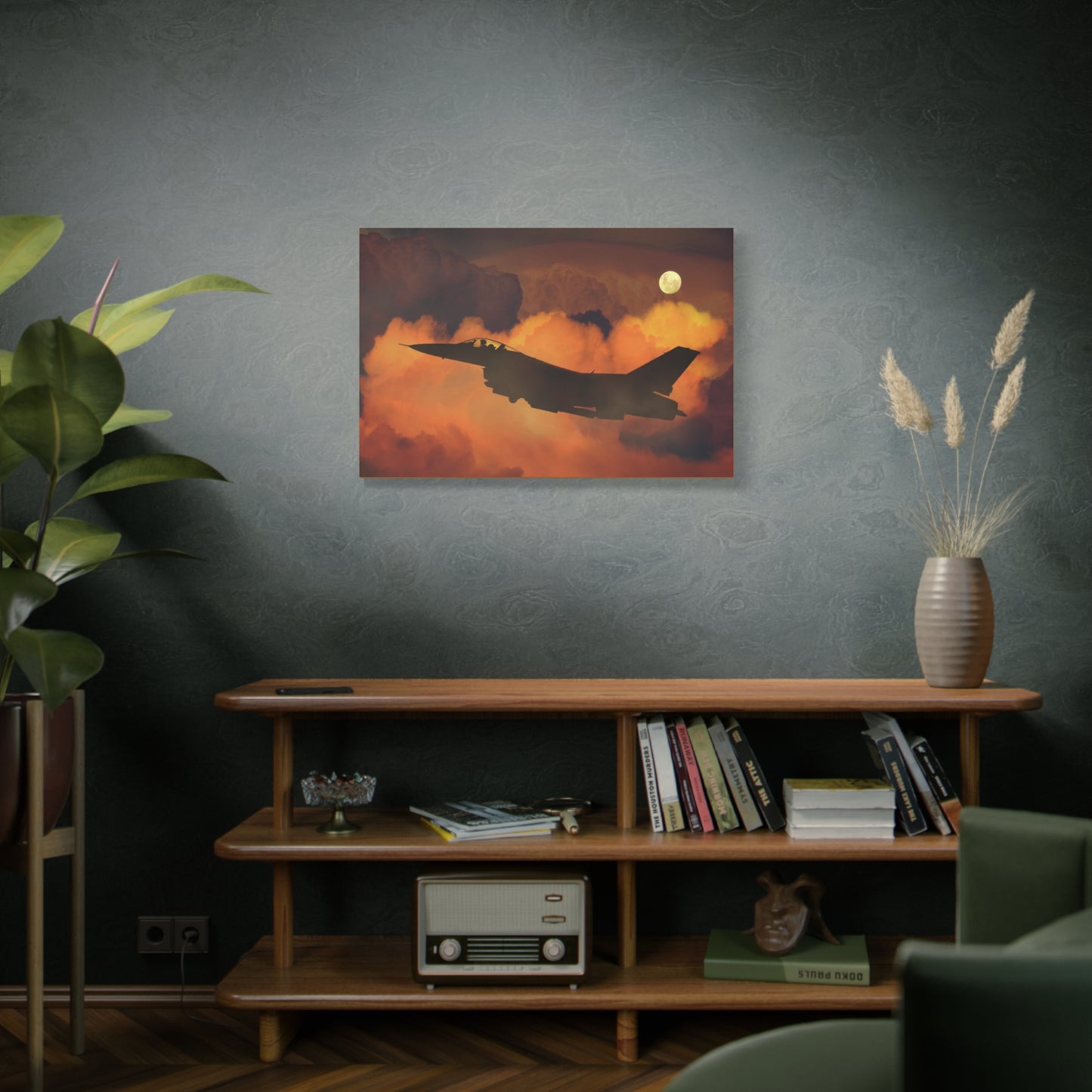 Jet Fighter Matte Canvas, Stretched, 1.25"