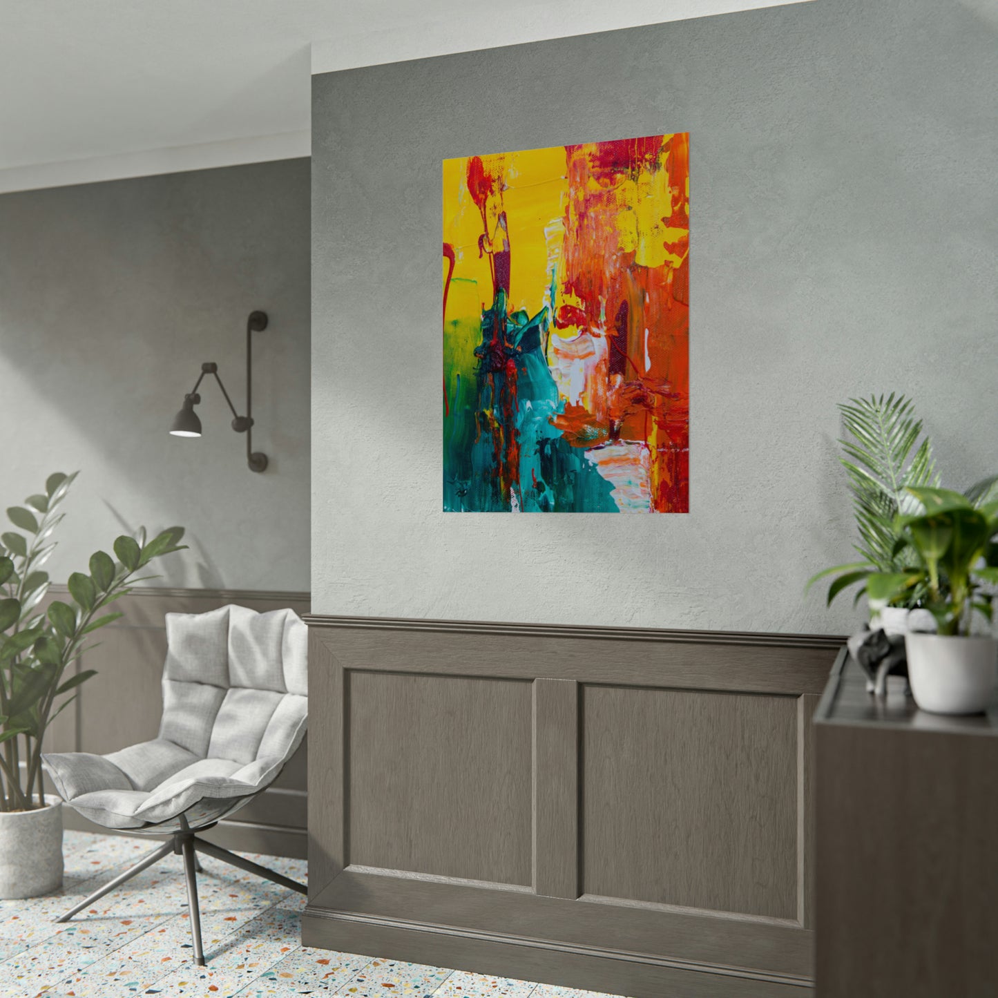 Abstract Rolled Posters