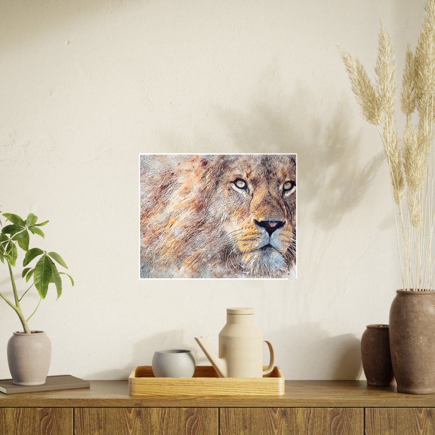 Lion Photo Art Paper Posters