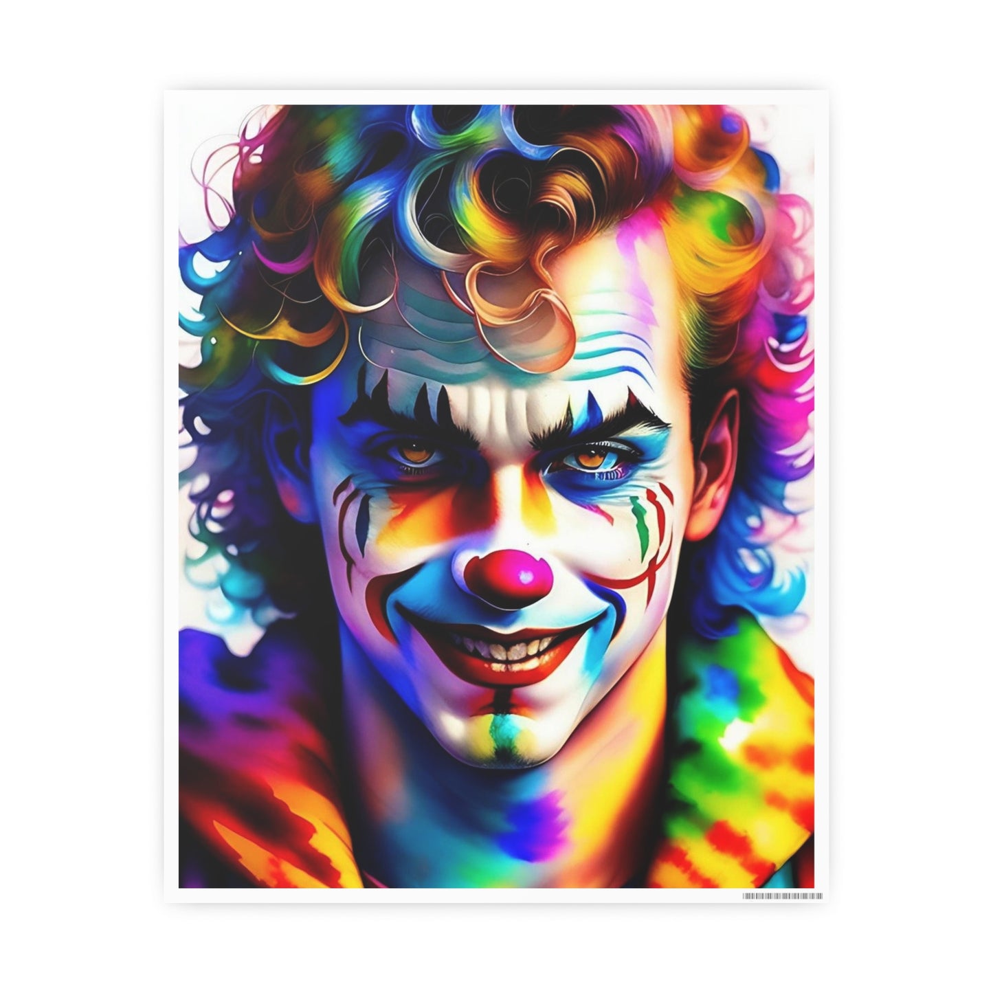 Clown AI Gen Photo Art Paper Posters