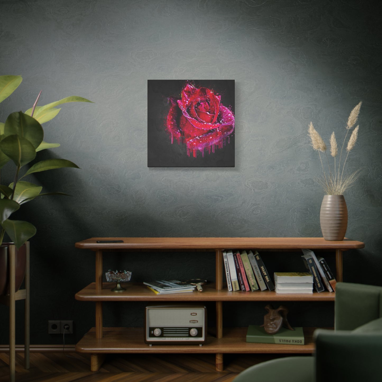 Rose Matte Canvas, Stretched, 1.25"