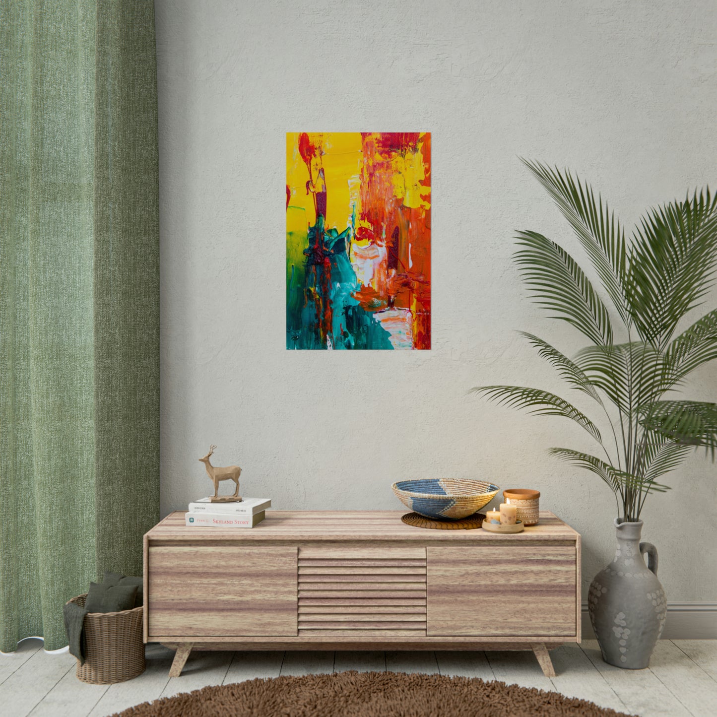 Abstract Rolled Posters