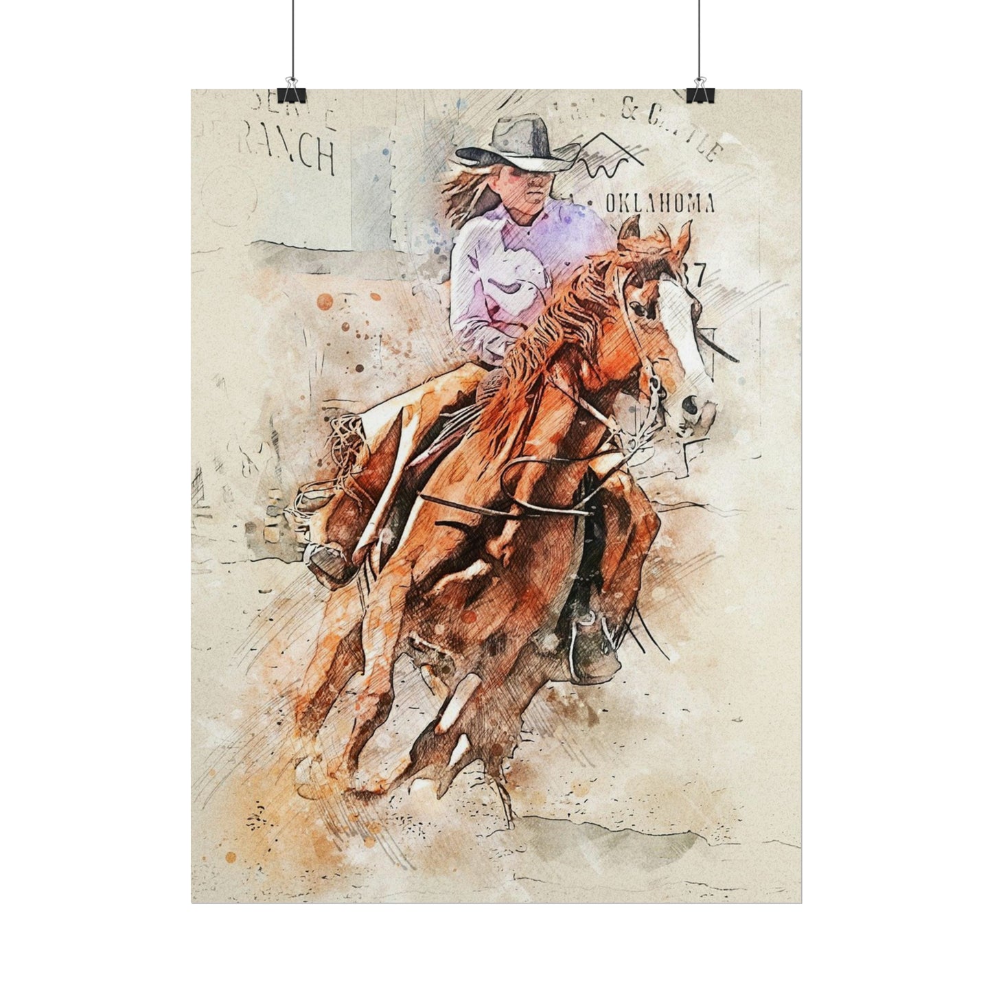 Rodeo Rolled Posters