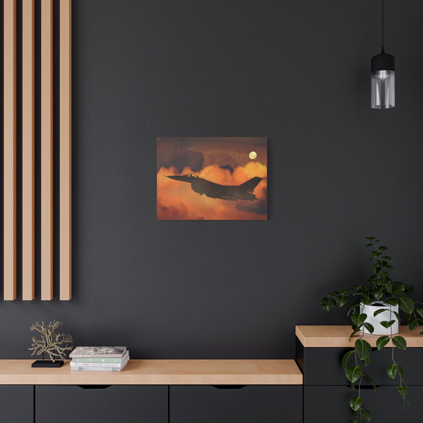 Jet Fighter Matte Canvas, Stretched, 1.25"