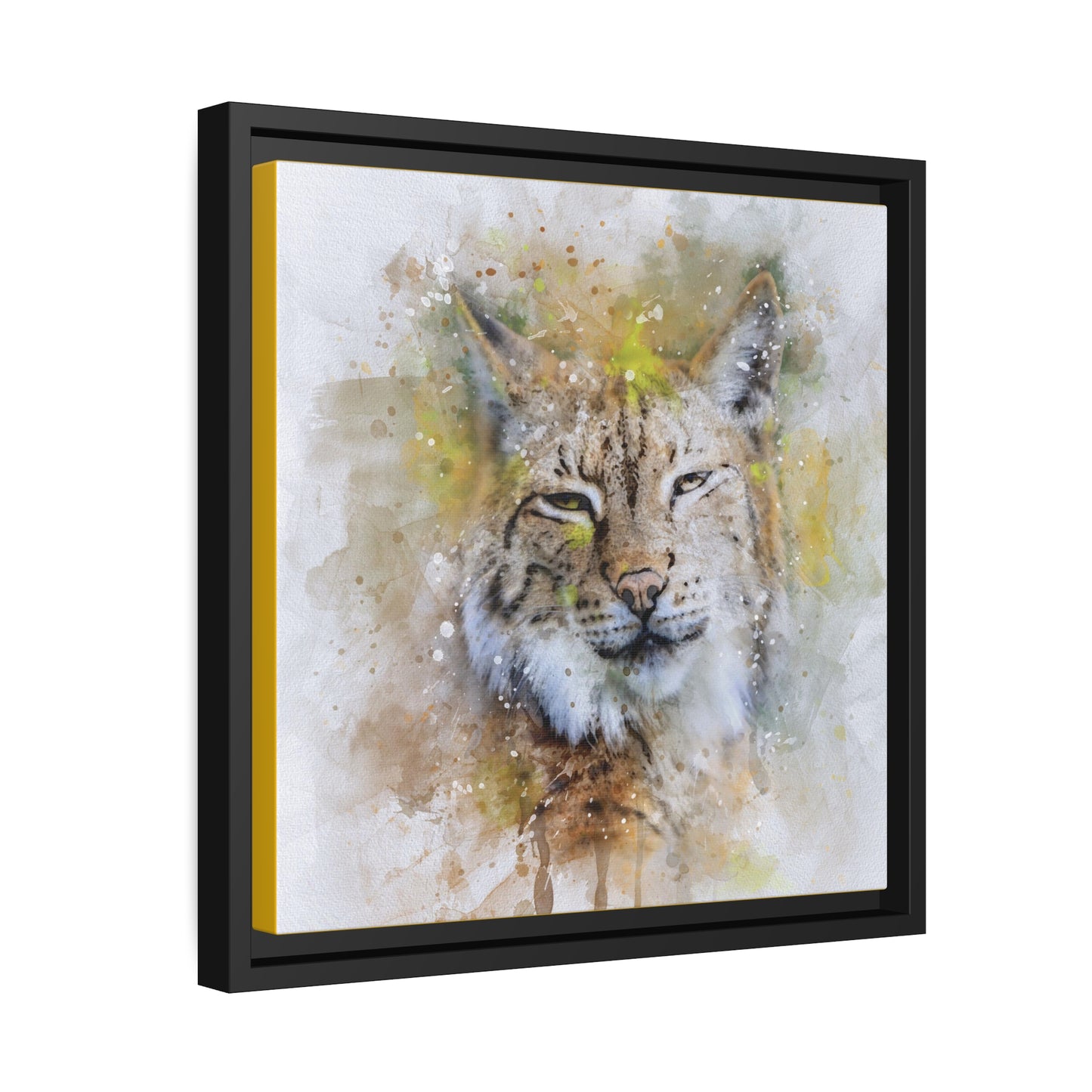 Bobcat Matte Canvas, Black Frame
