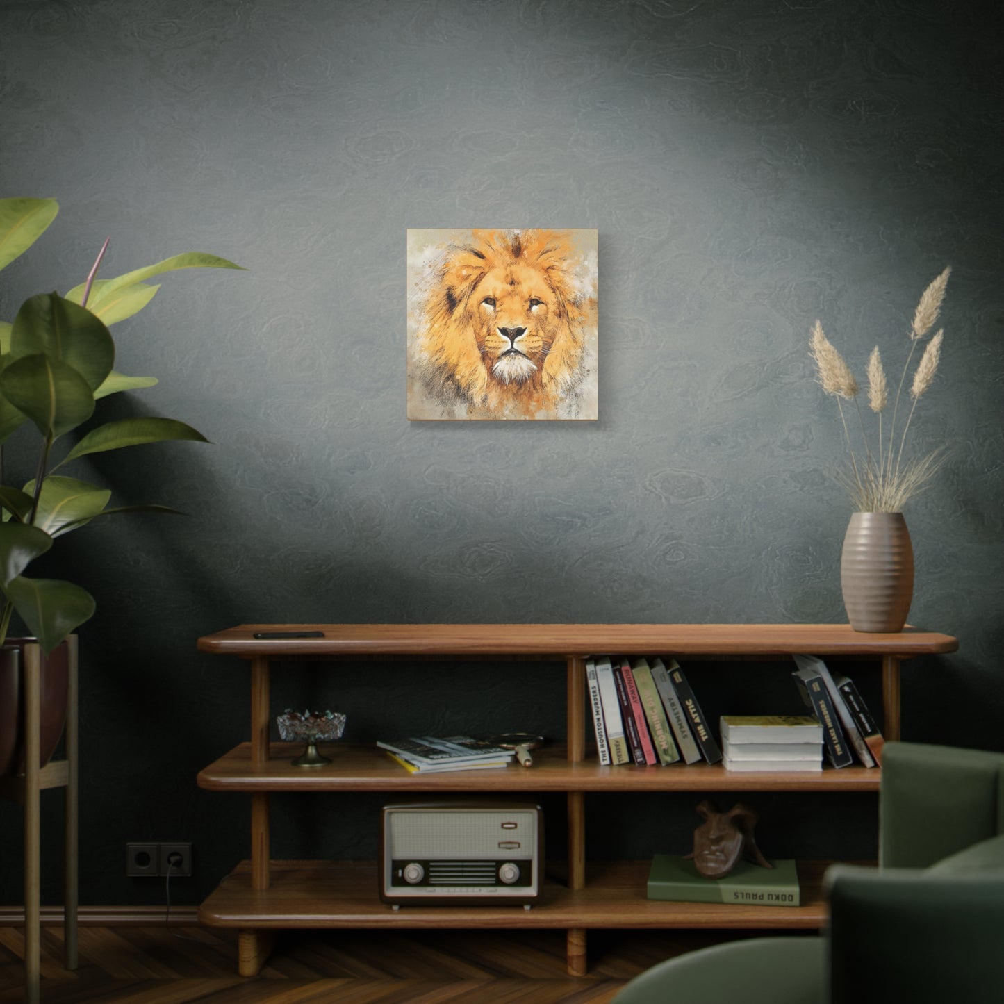 Lion Matte Canvas, Stretched, 1.25"
