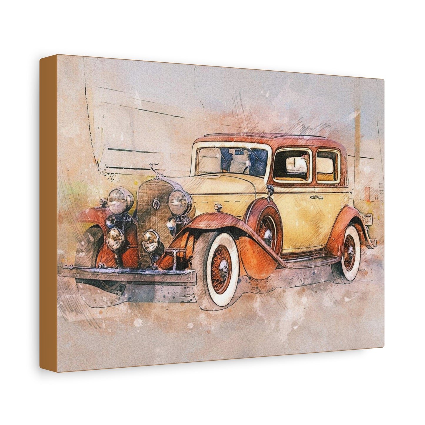 Cadillac Matte Canvas, Stretched, 1.25"