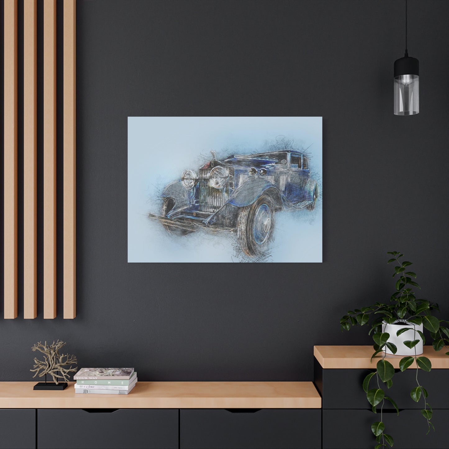 Old Car Matte Canvas, Stretched, 1.25"