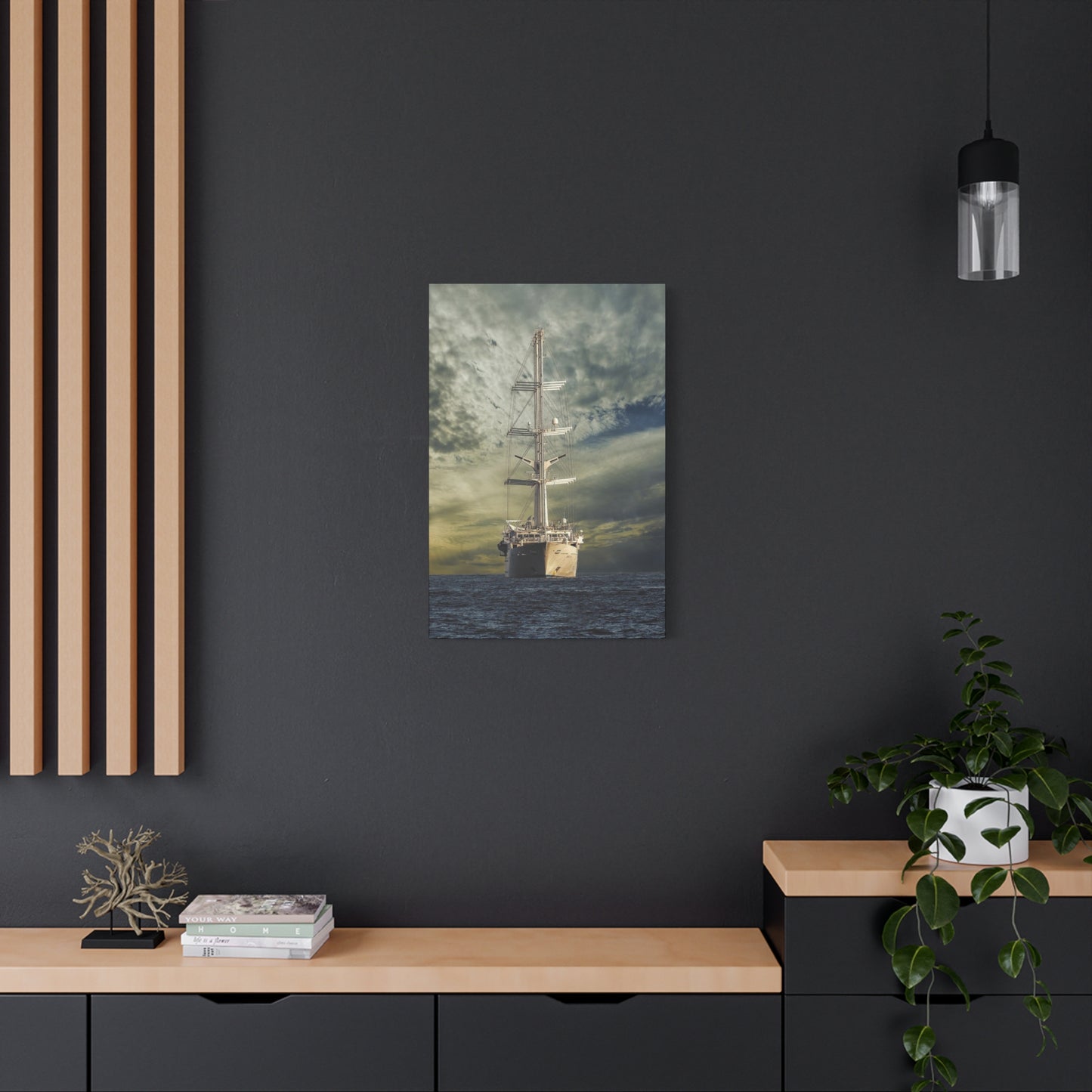 Ship Matte Canvas, Stretched, 1.25"