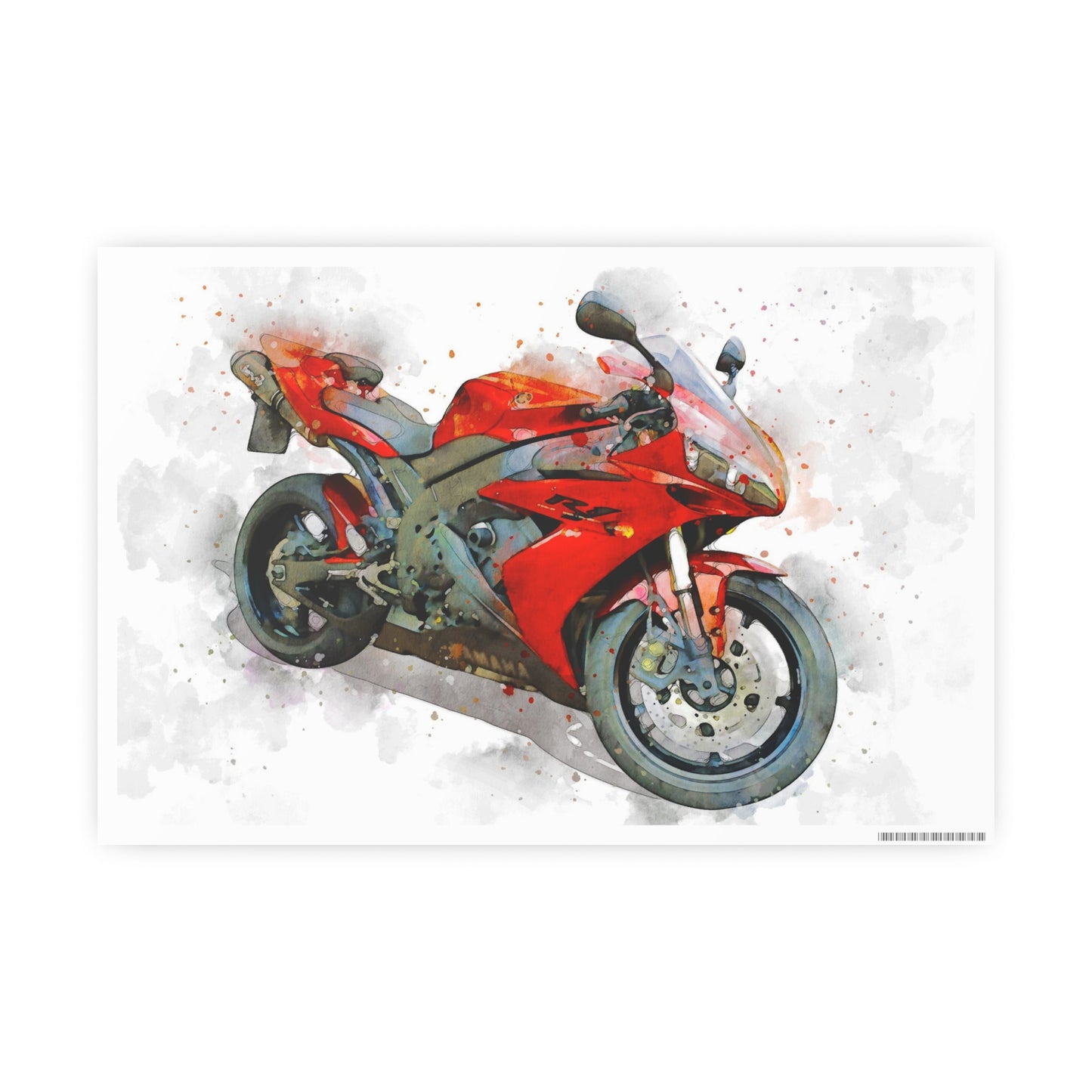 Yamaha R1 Photo Art Paper Posters