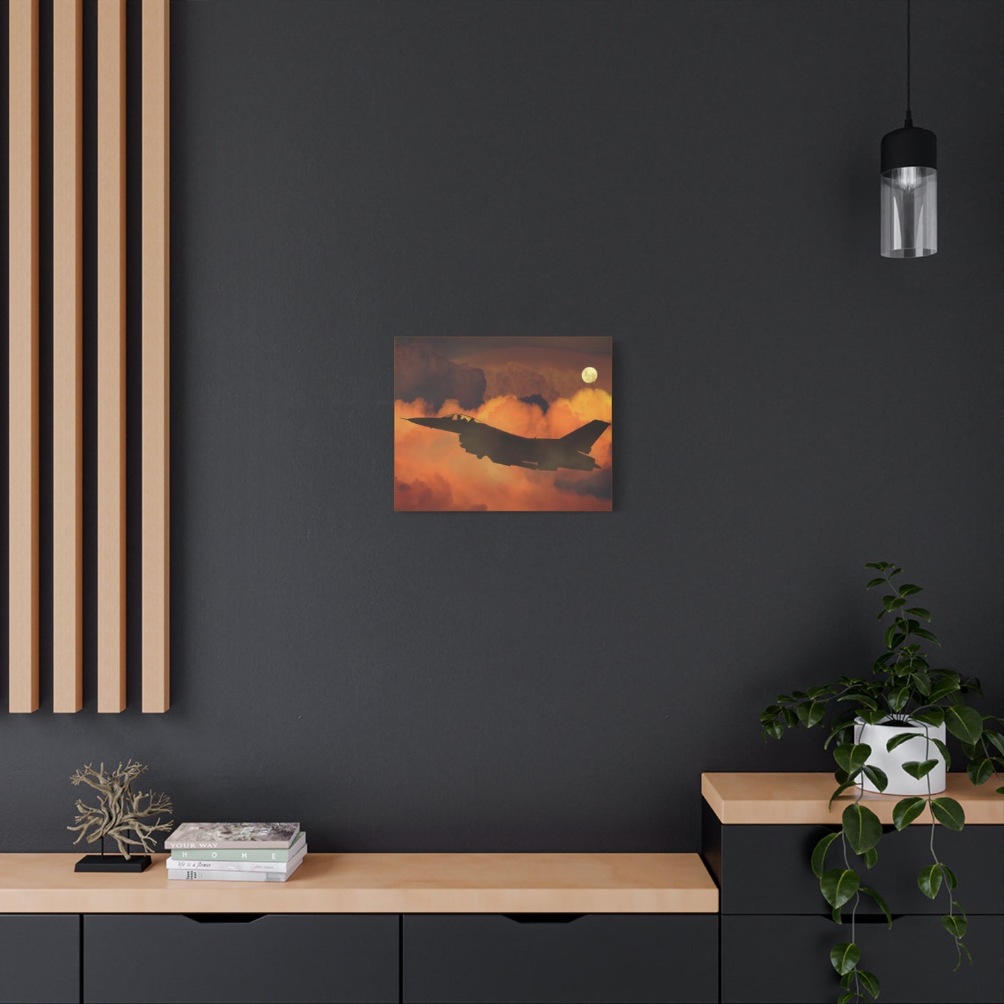 Jet Fighter Matte Canvas, Stretched, 1.25"