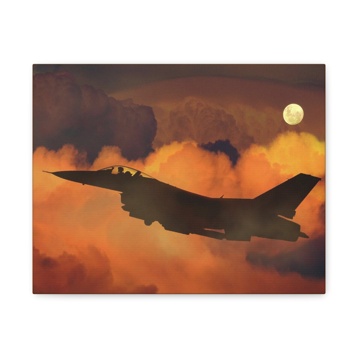 Jet Fighter Matte Canvas, Stretched, 1.25"