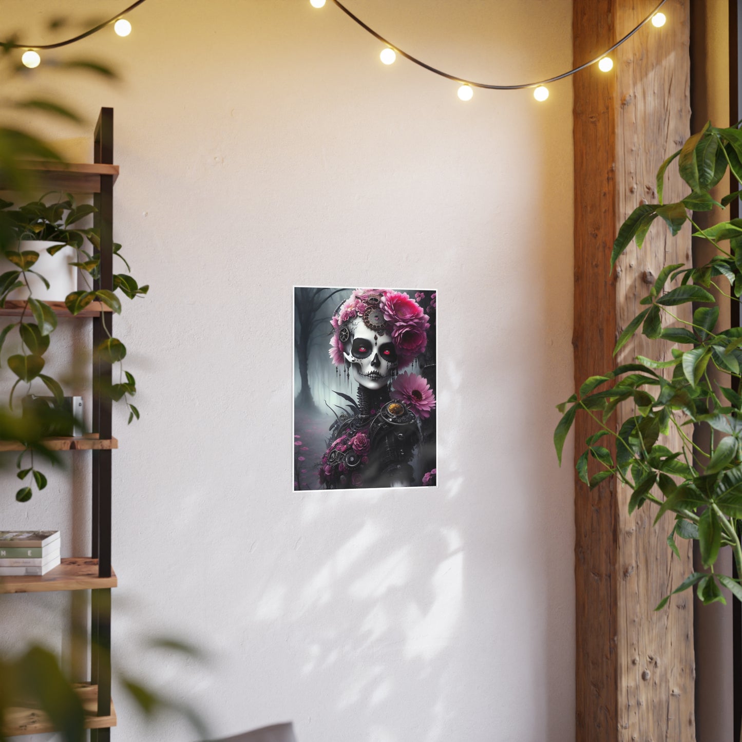 Skull AI Gen Photo Art Paper Posters