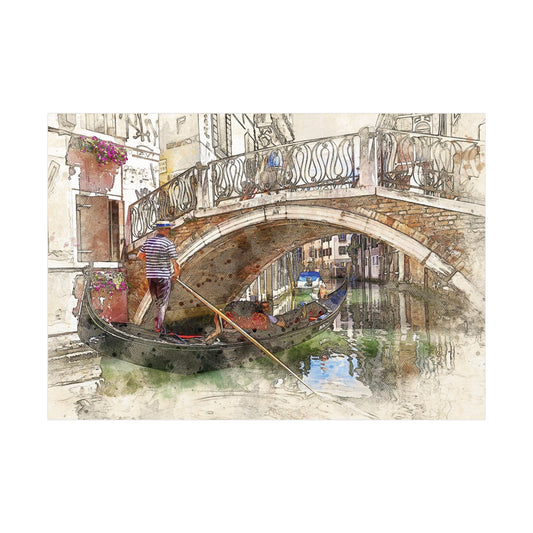 Gondola Rolled Posters