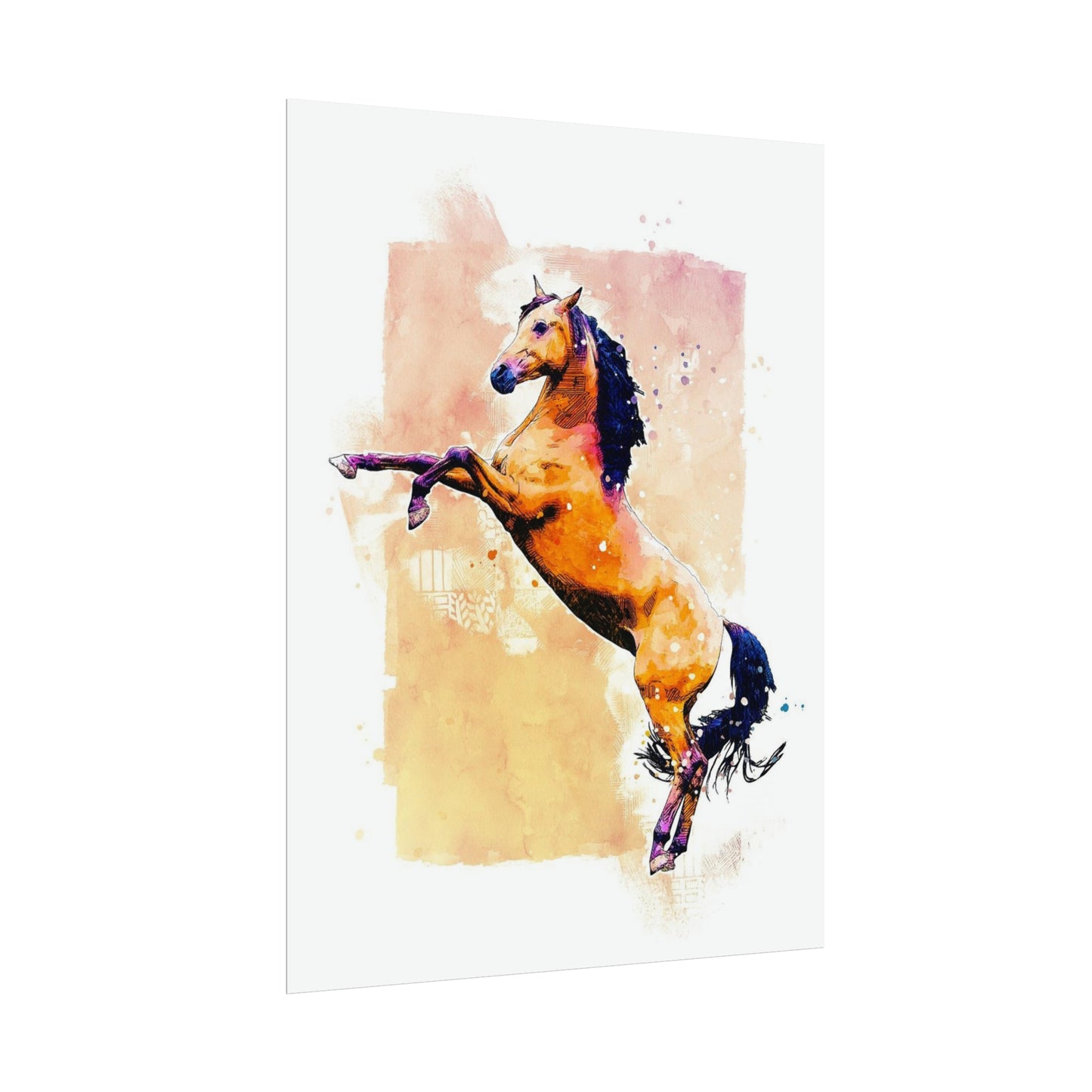 Horse Rolled Posters